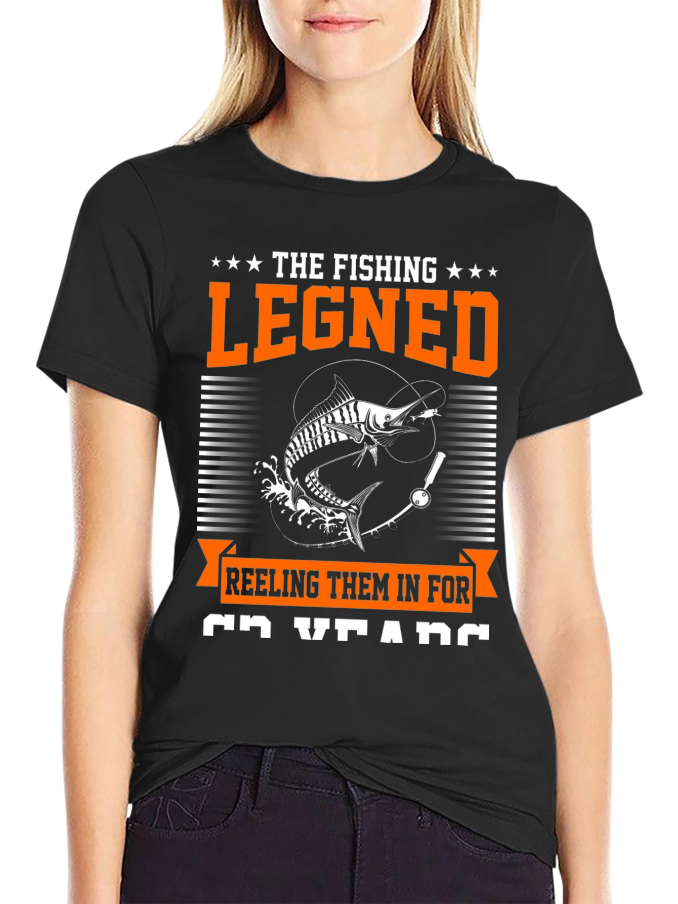 The Fishing Legend Graphic Tee
