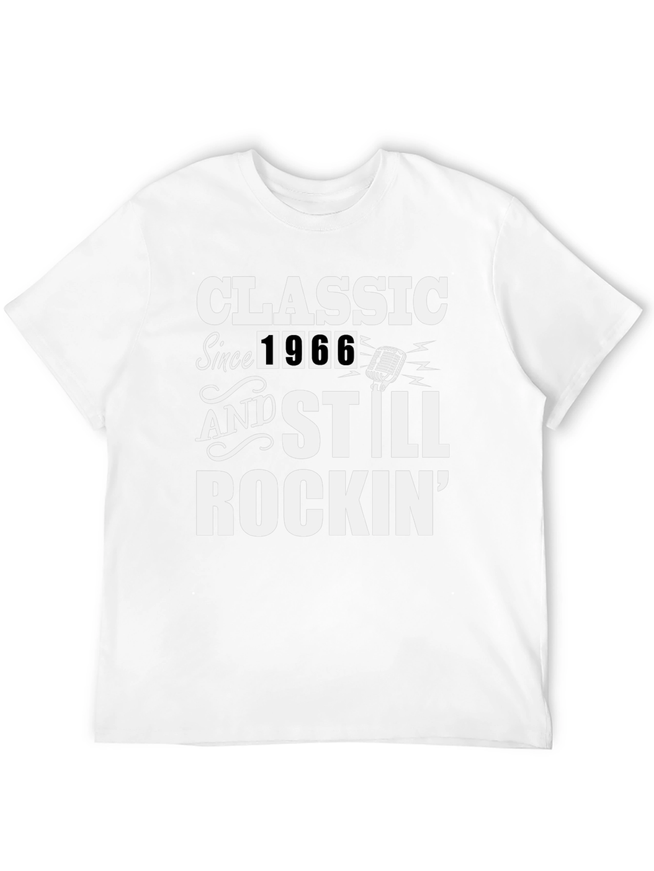 Classic Since 1966 Rockin Black T-Shirt