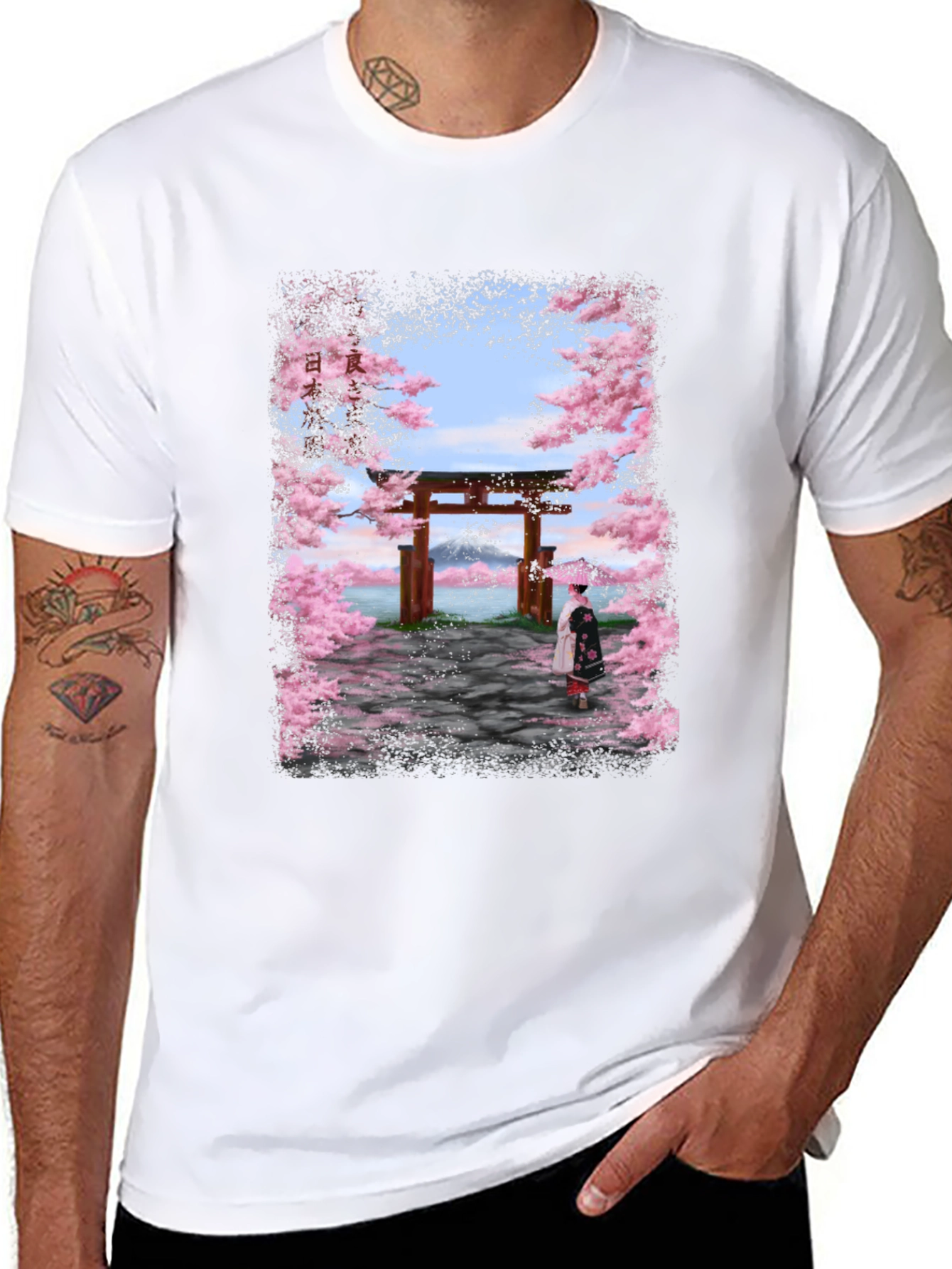 Cherry Blossom T-Shirt Japan Style
