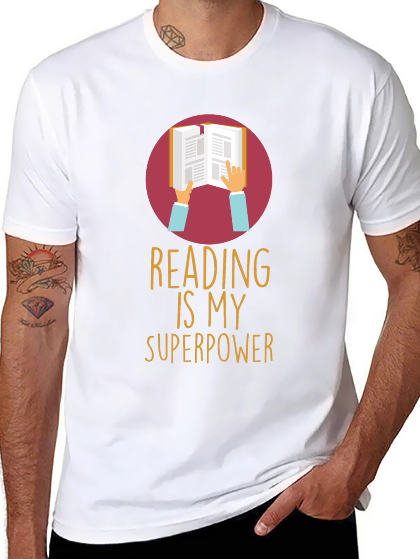 Reading is My Superpower Graphic Tee