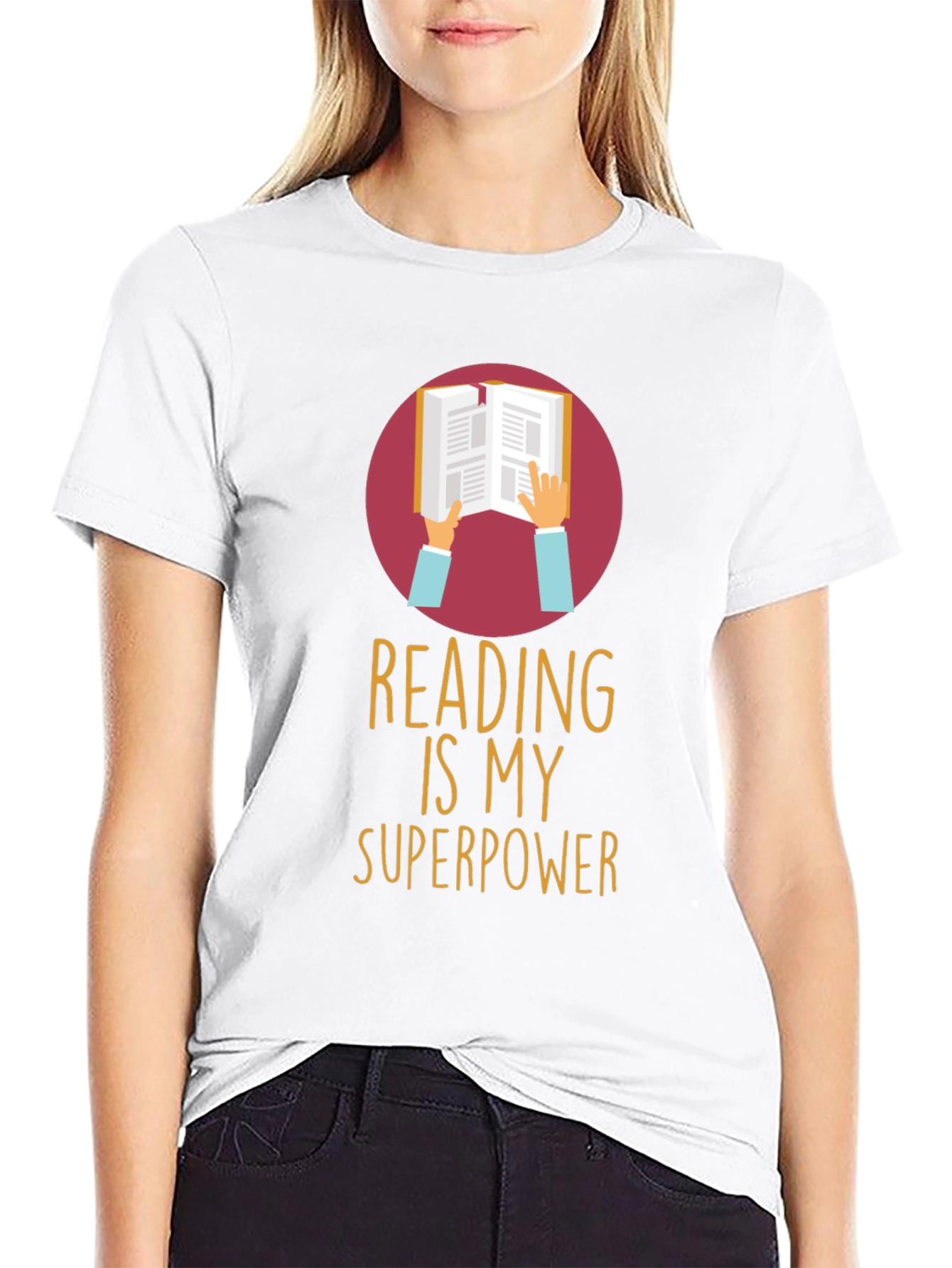 Reading is My Superpower Graphic Tee