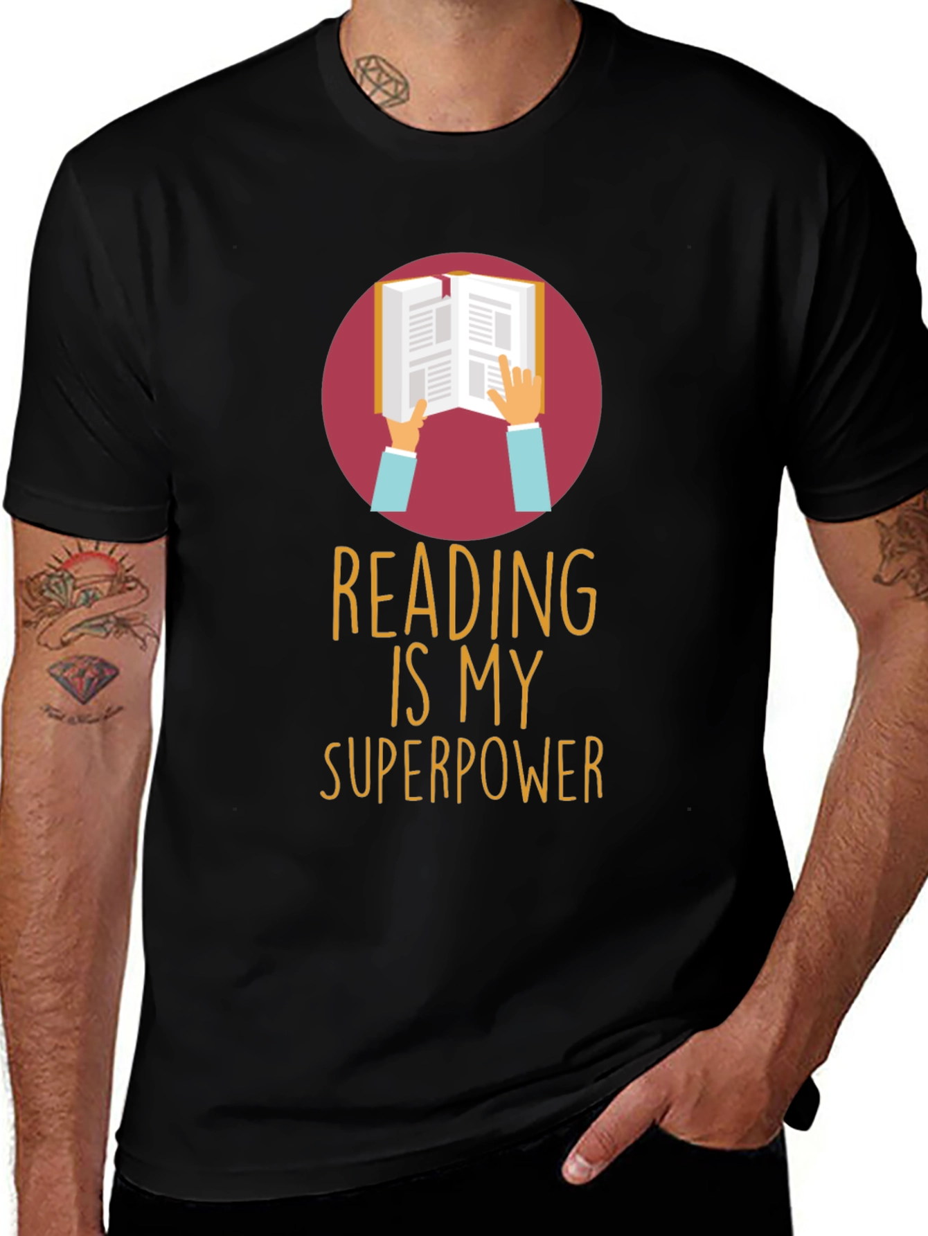 Reading is My Superpower Graphic Tee