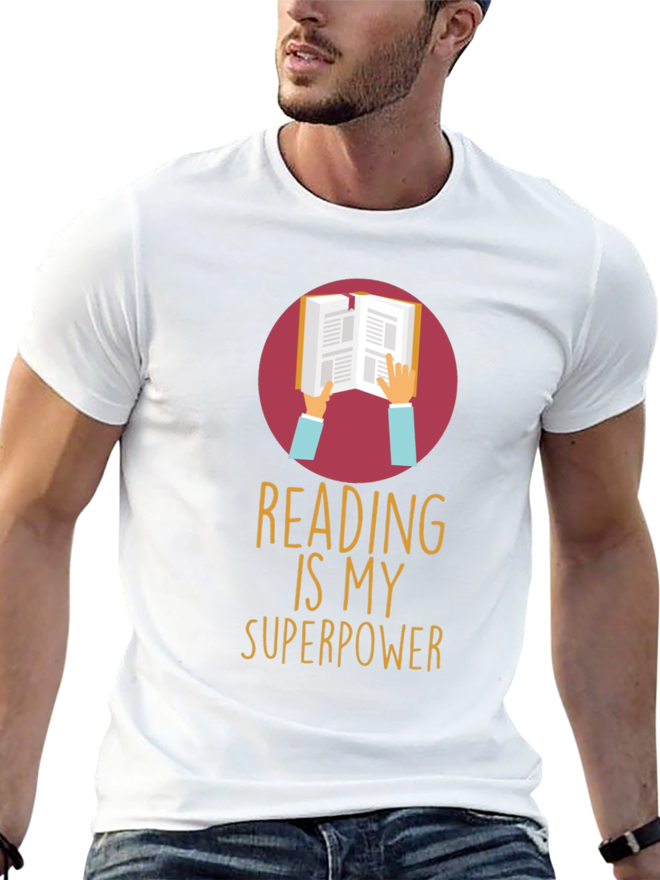 Reading is My Superpower Graphic Tee