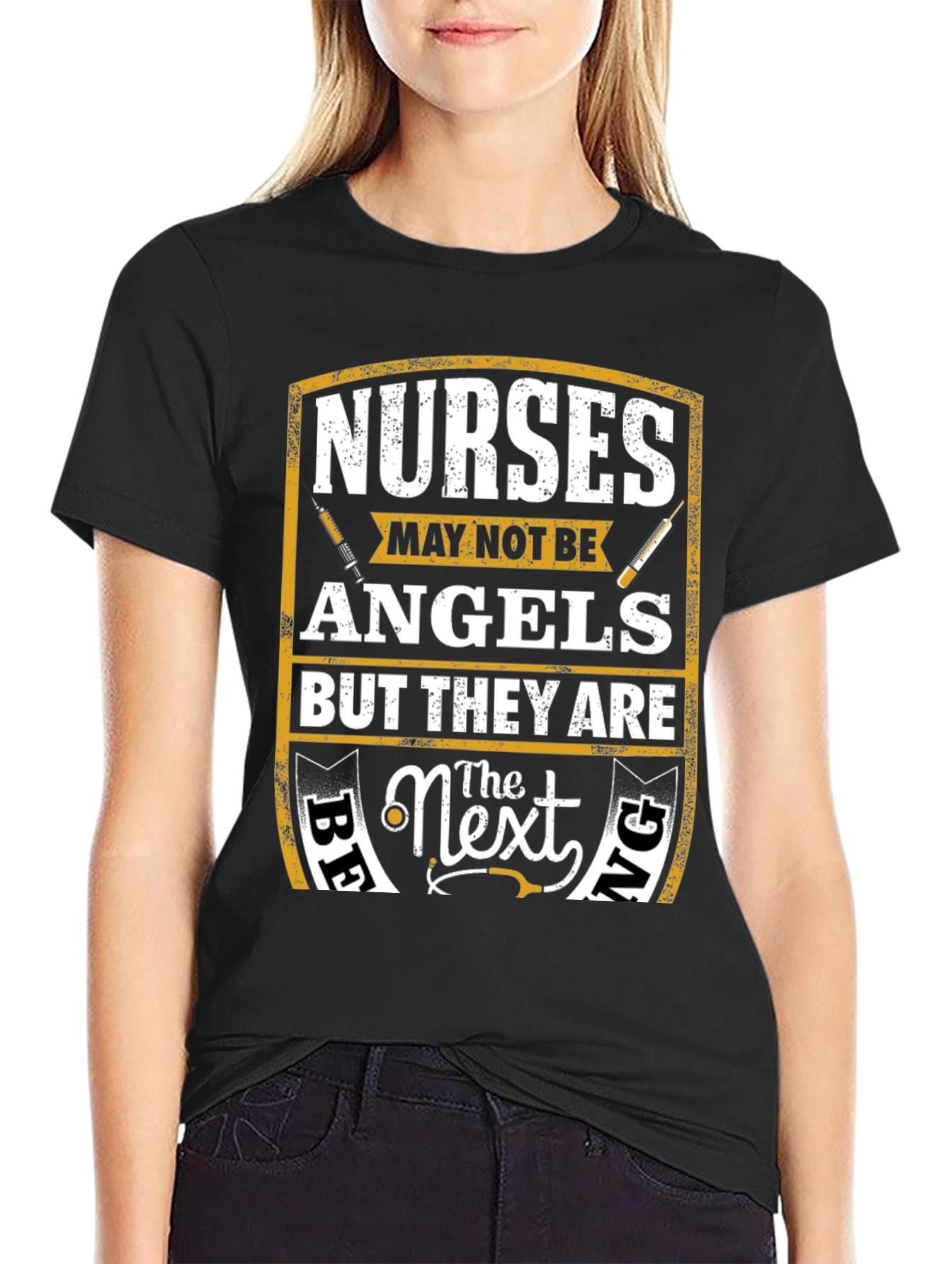 Nurses - Maybe Not Angels T-Shirt