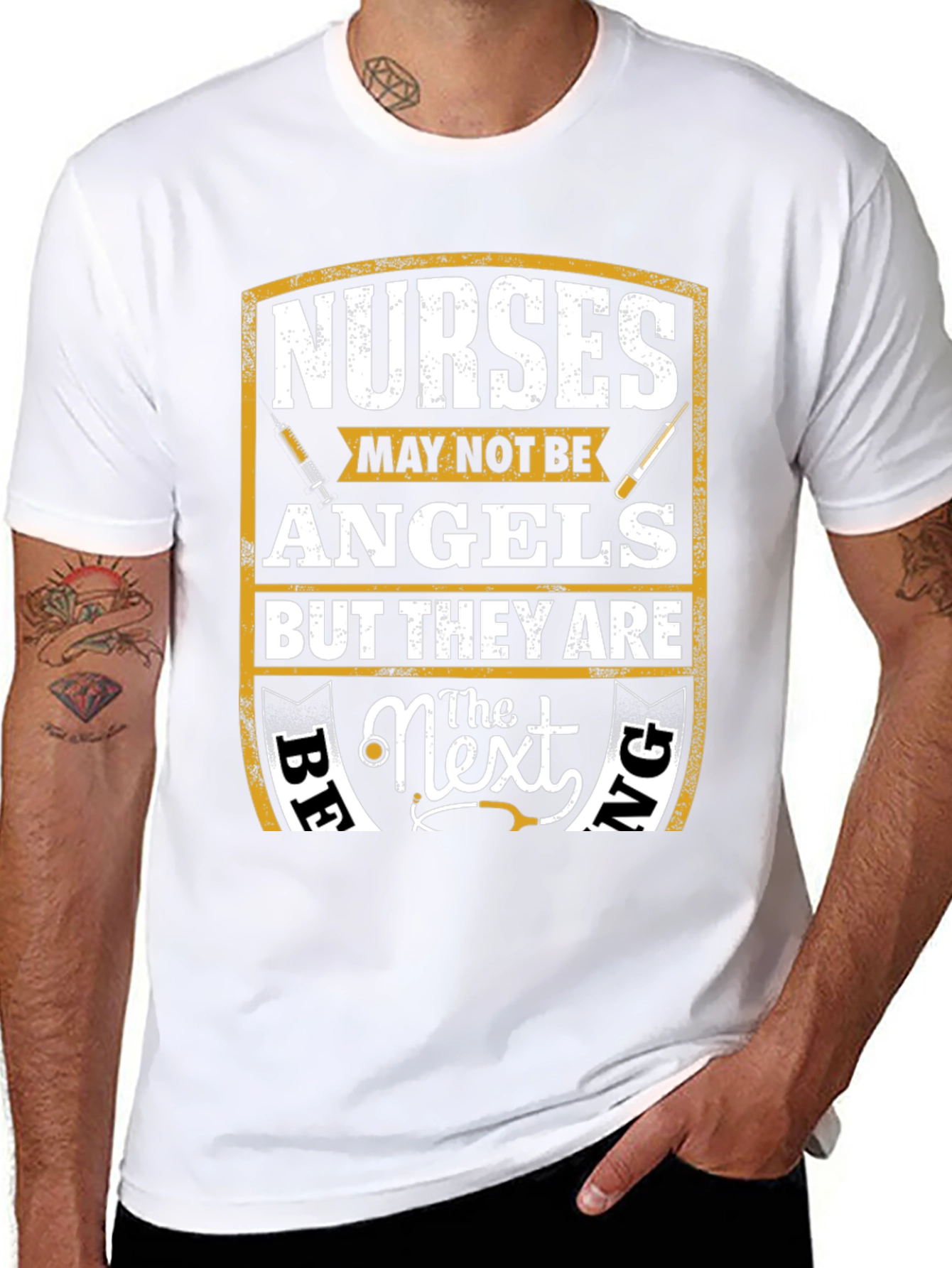 Nurses - Maybe Not Angels T-Shirt