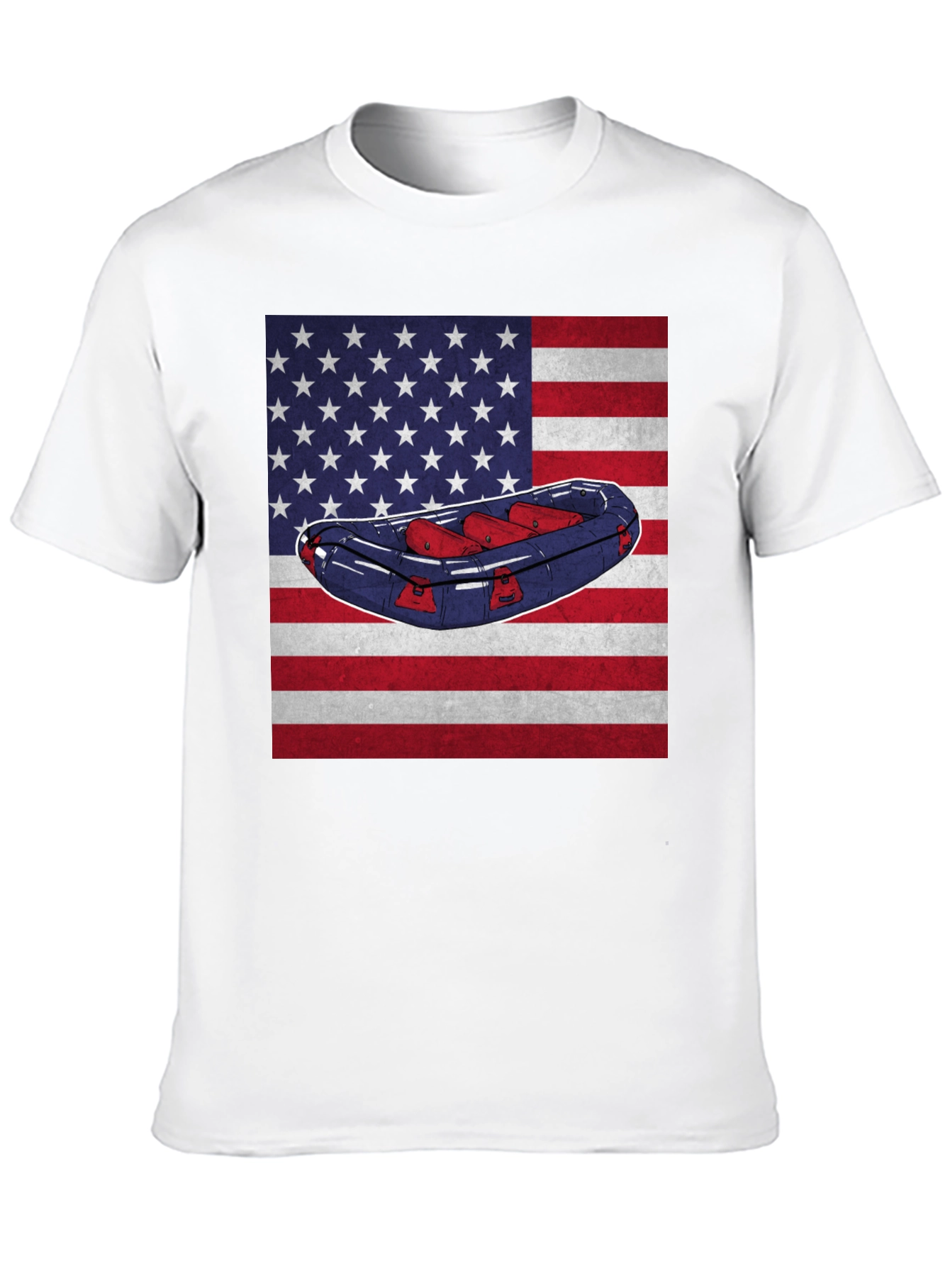 American Flag River Raft T-Shirt