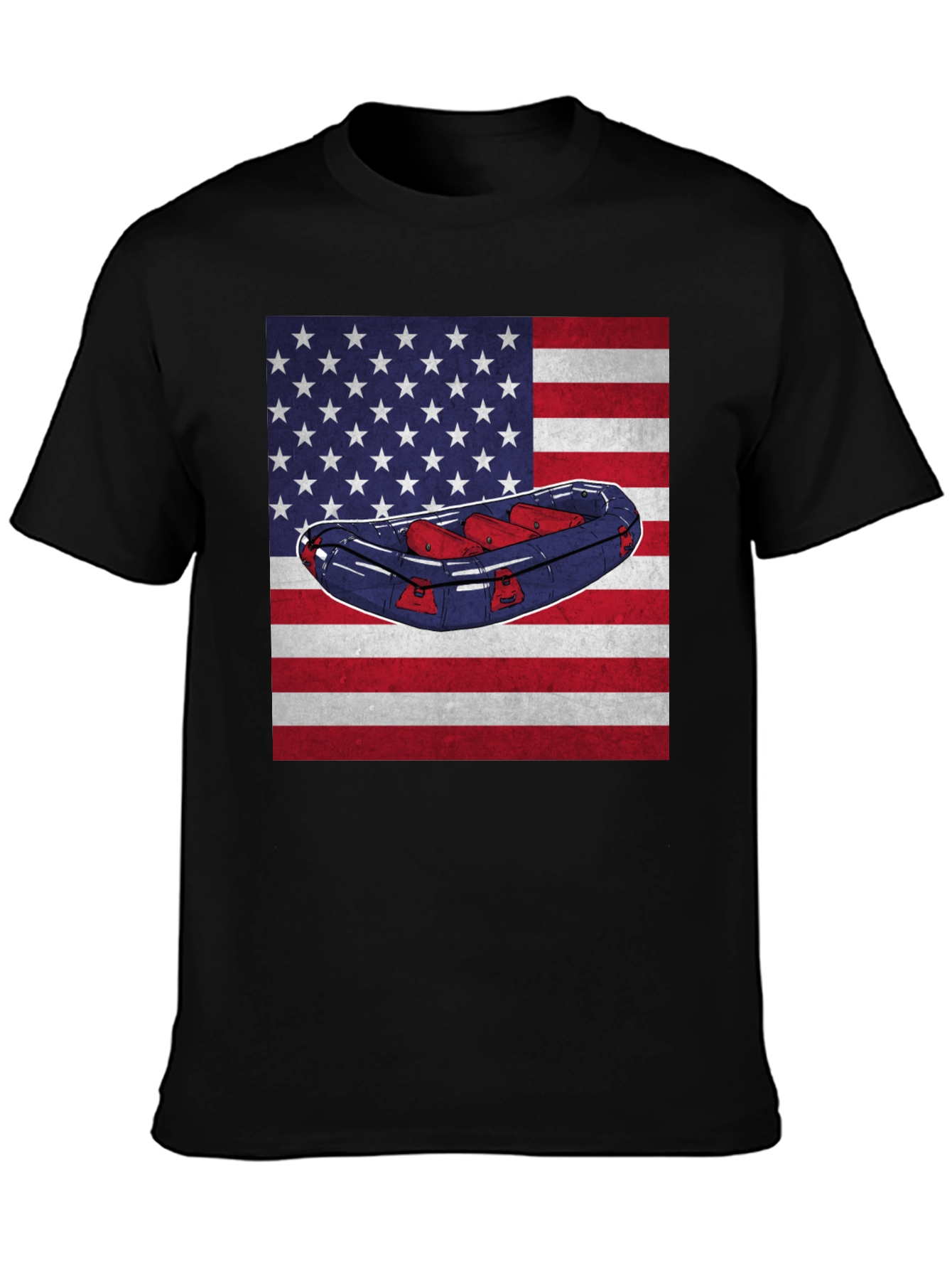 American Flag River Raft T-Shirt