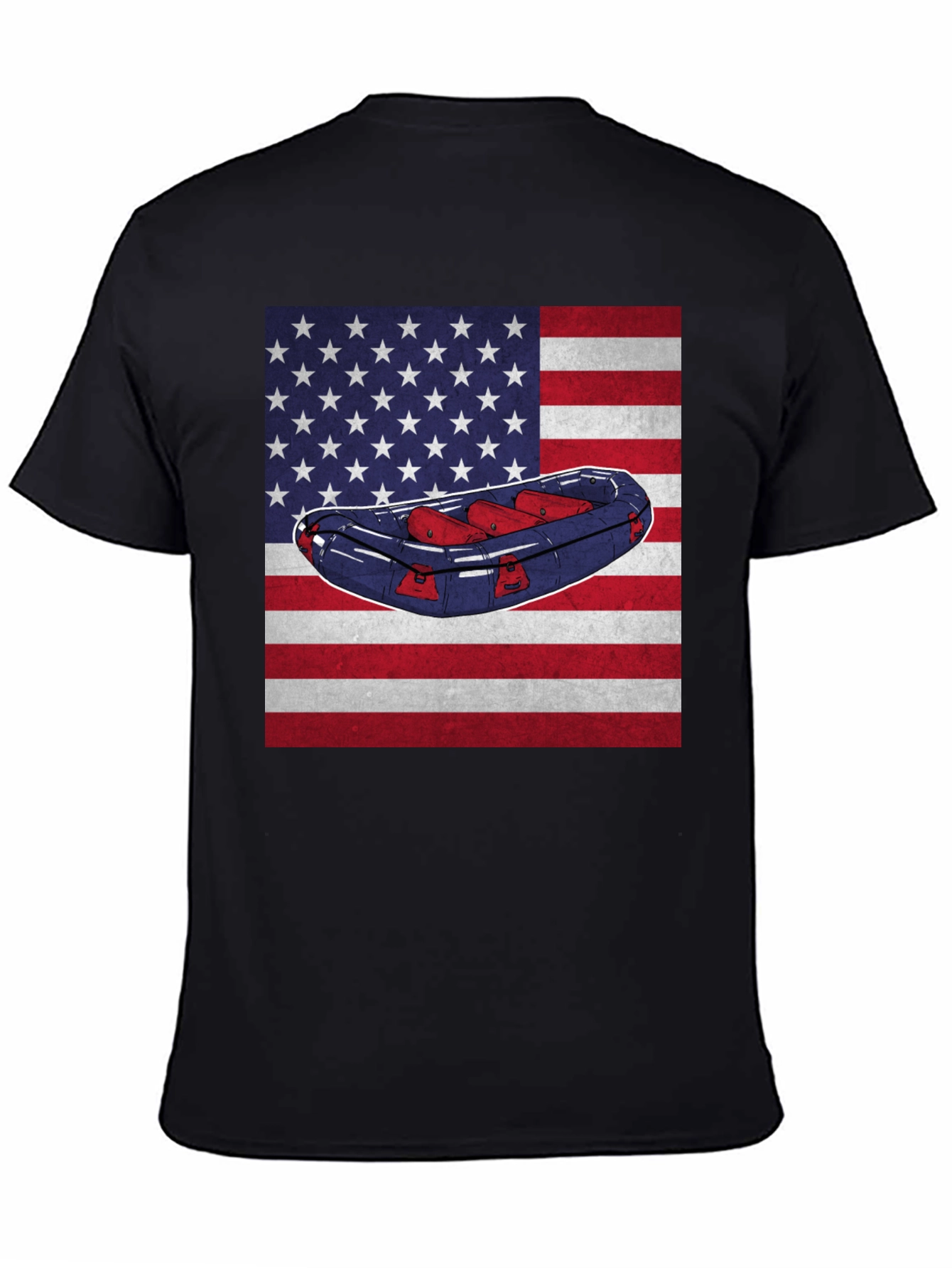 American Flag River Raft T-Shirt