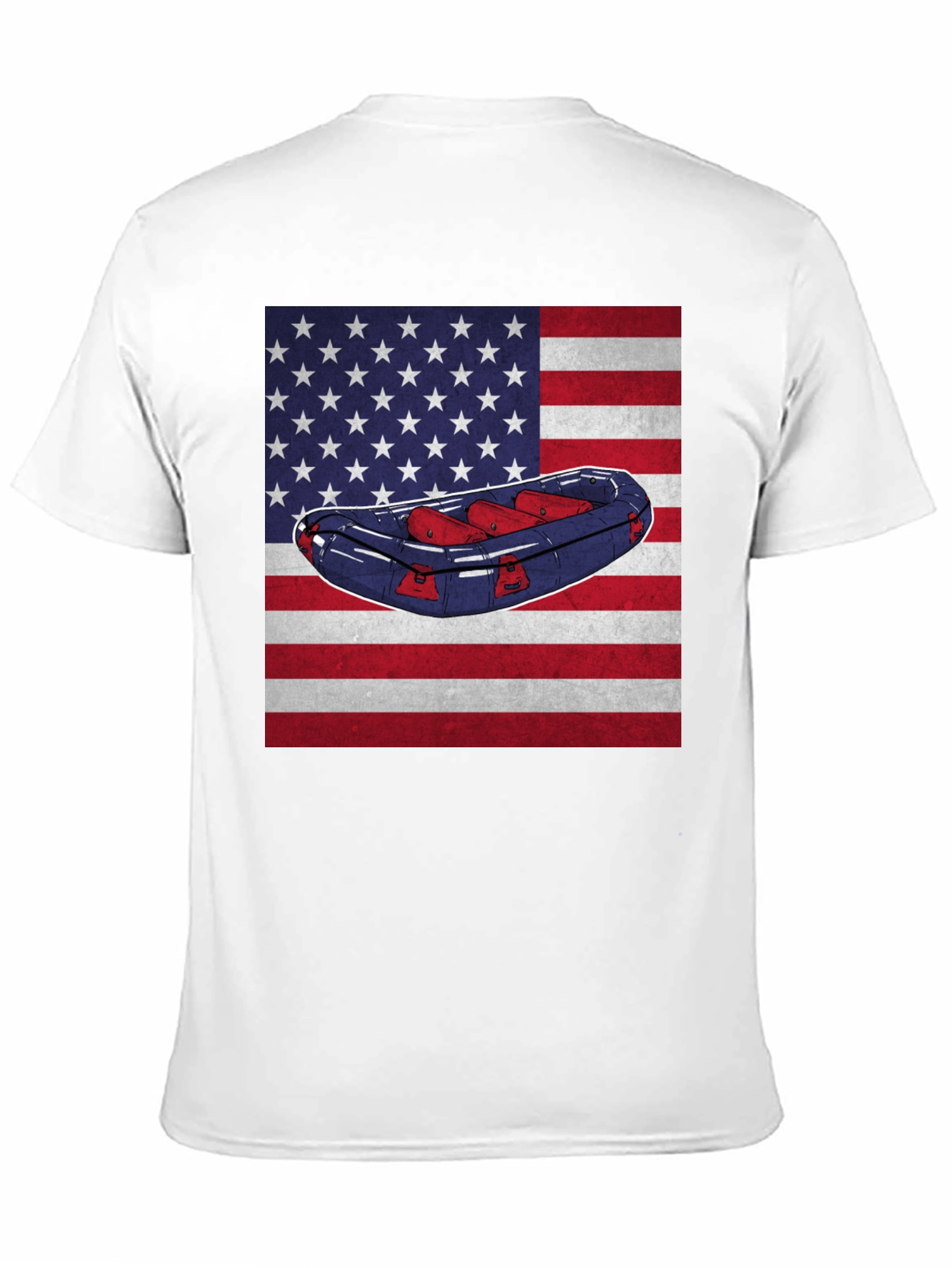 American Flag River Raft T-Shirt