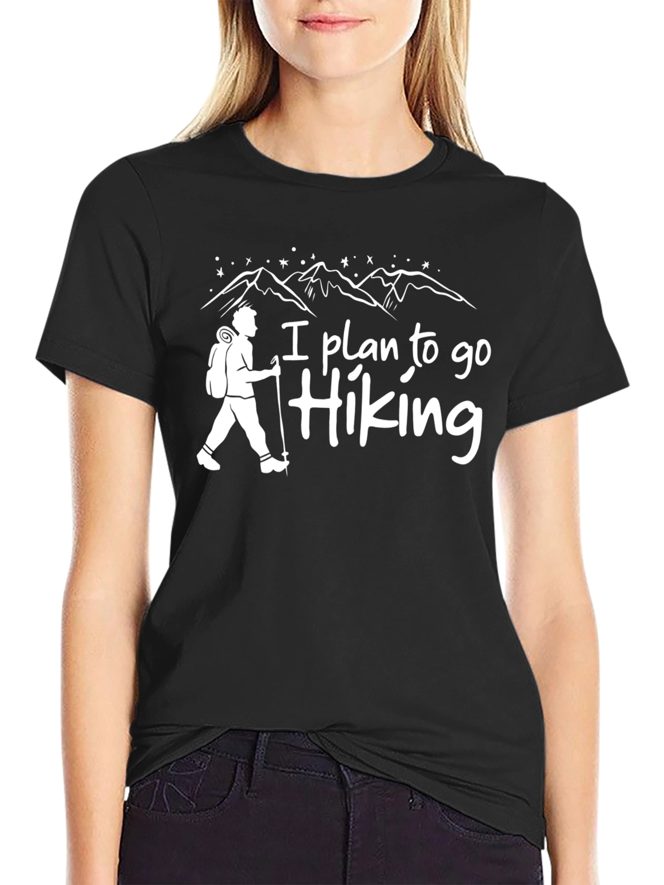 I Plan to Go Hiking Graphic Tee