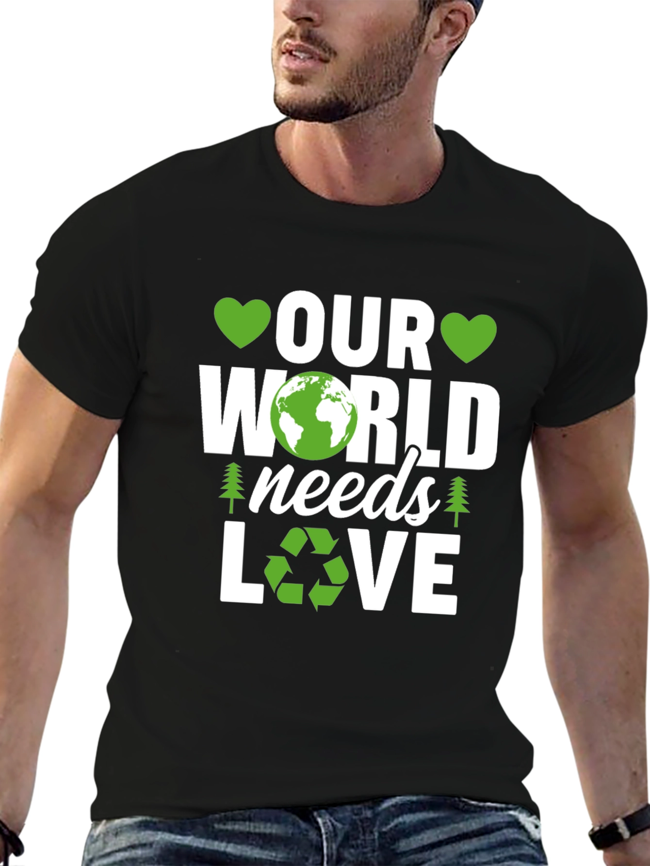 Our World Needs Love Earth Day T-Shirt