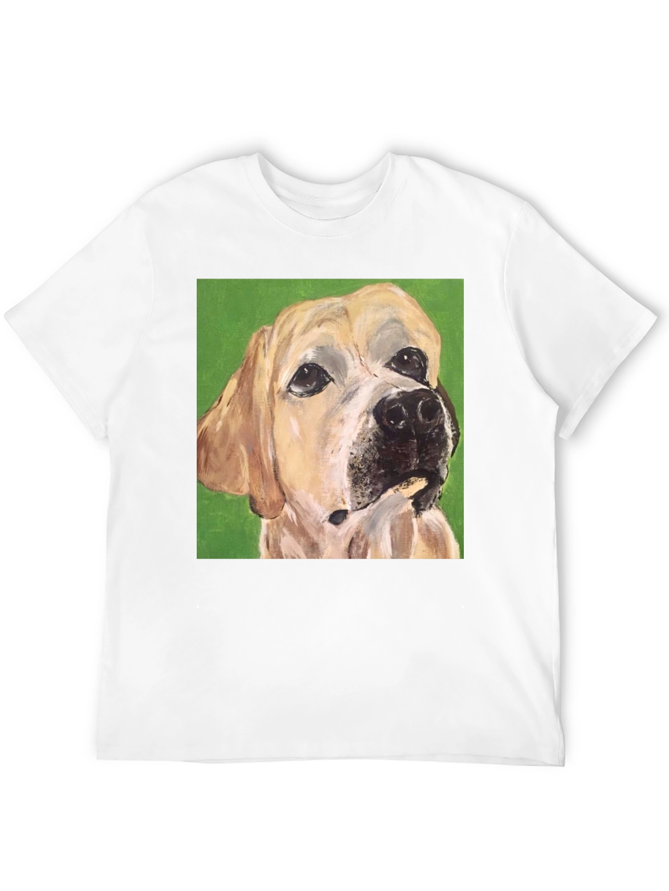 Dog Portrait Tee - Artistic Pet Lovers T-Shirt