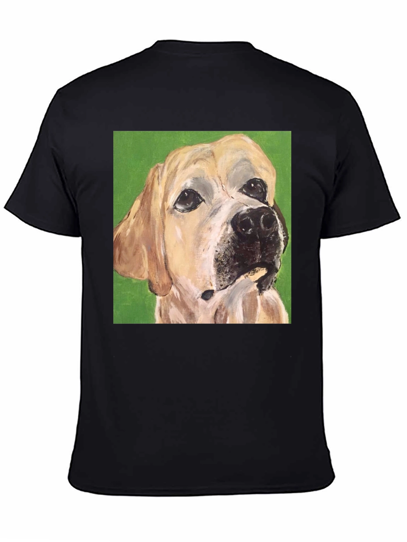 Dog Portrait Tee - Artistic Pet Lovers T-Shirt