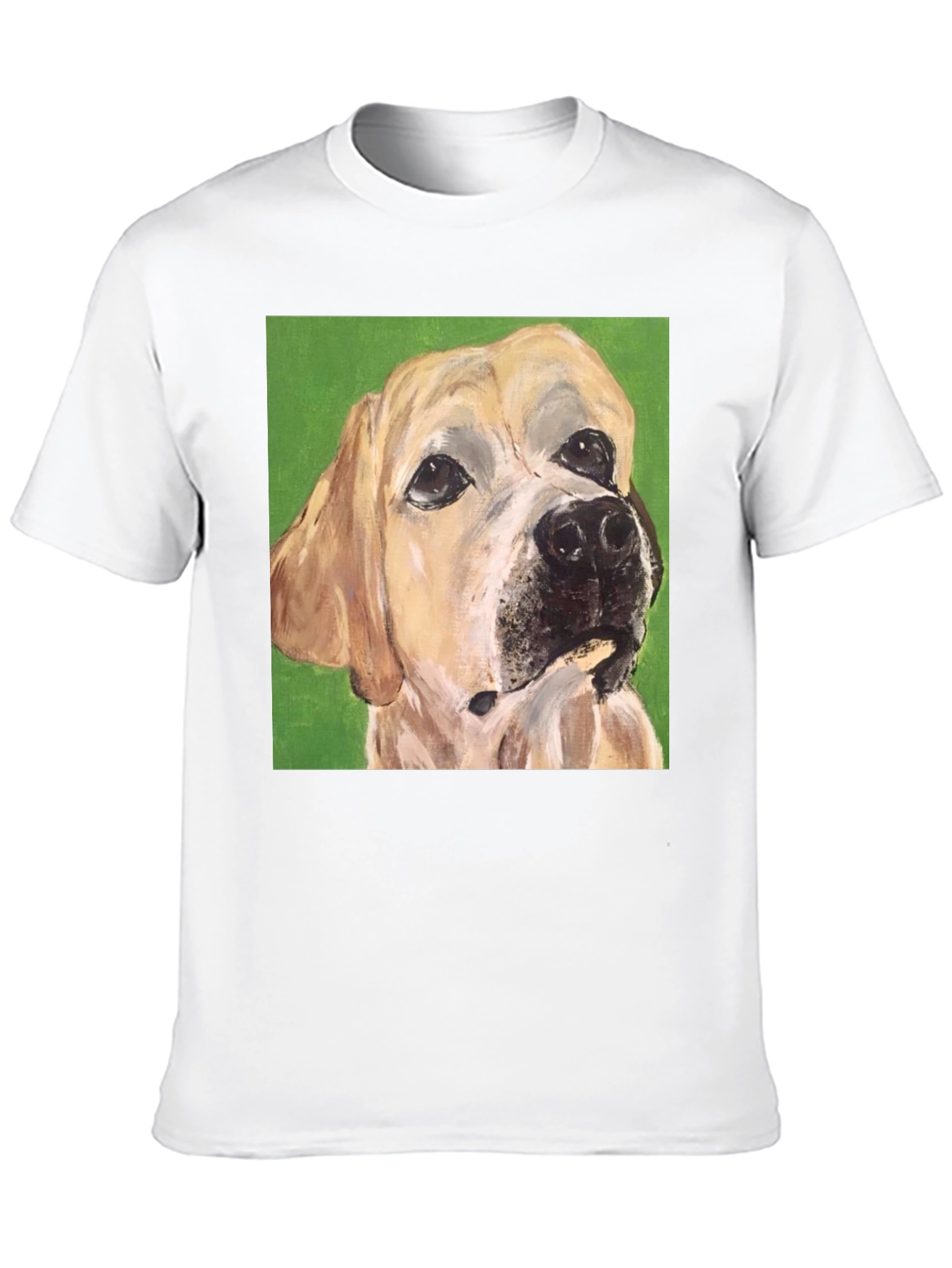 Dog Portrait Tee - Artistic Pet Lovers T-Shirt