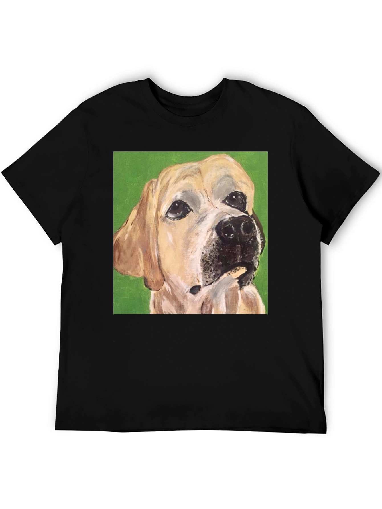 Dog Portrait Tee - Artistic Pet Lovers T-Shirt
