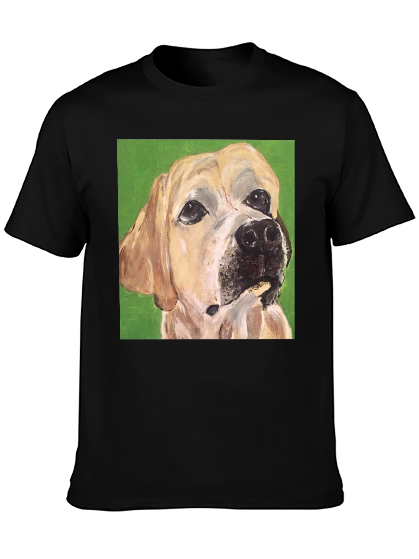 Dog Portrait Tee - Artistic Pet Lovers T-Shirt