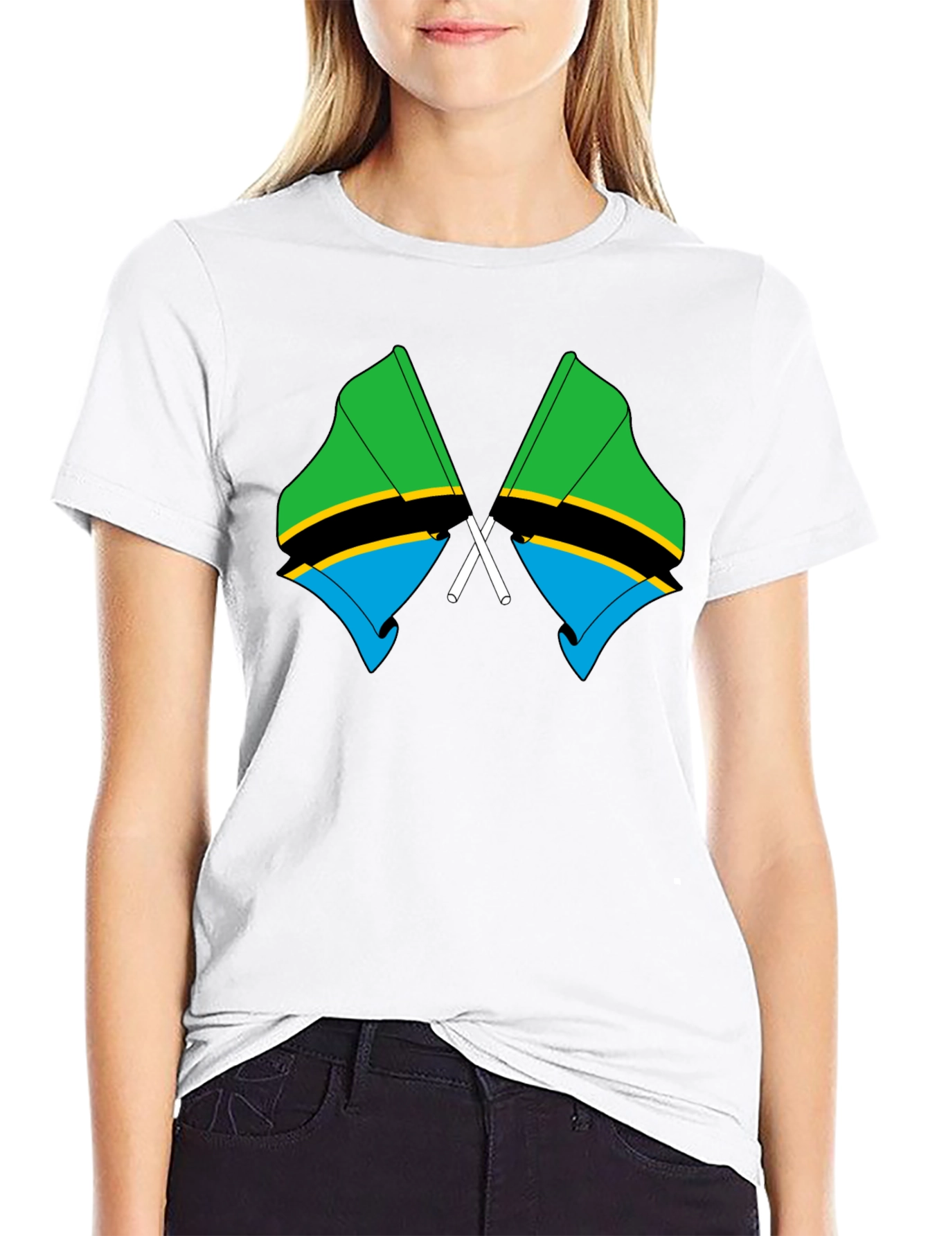 Tanzania Flag Graphic T-Shirt