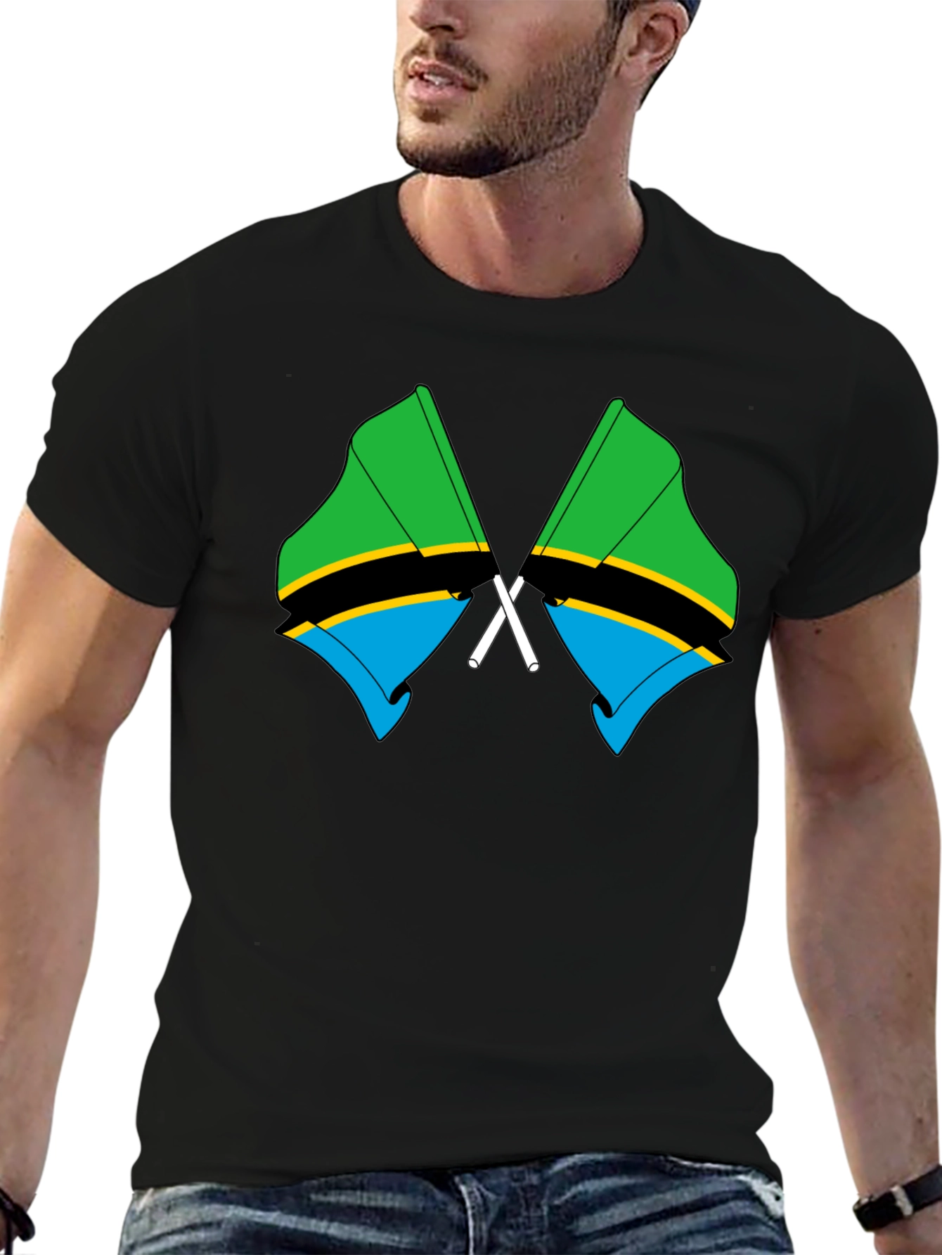 Tanzania Flag Graphic T-Shirt