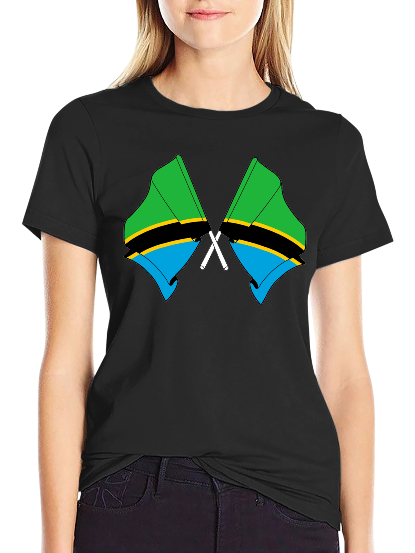 Tanzania Flag Graphic T-Shirt