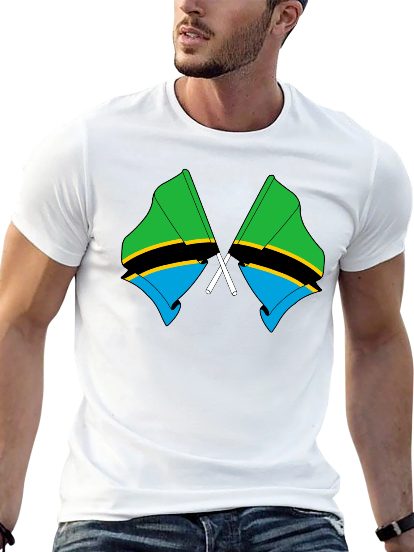 Tanzania Flag Graphic T-Shirt