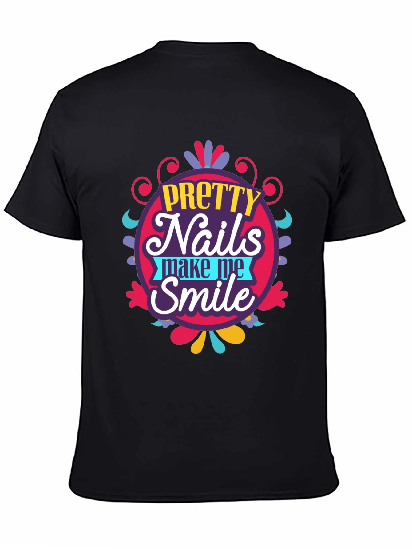 Pretty Nails Make Me Smile T-Shirt