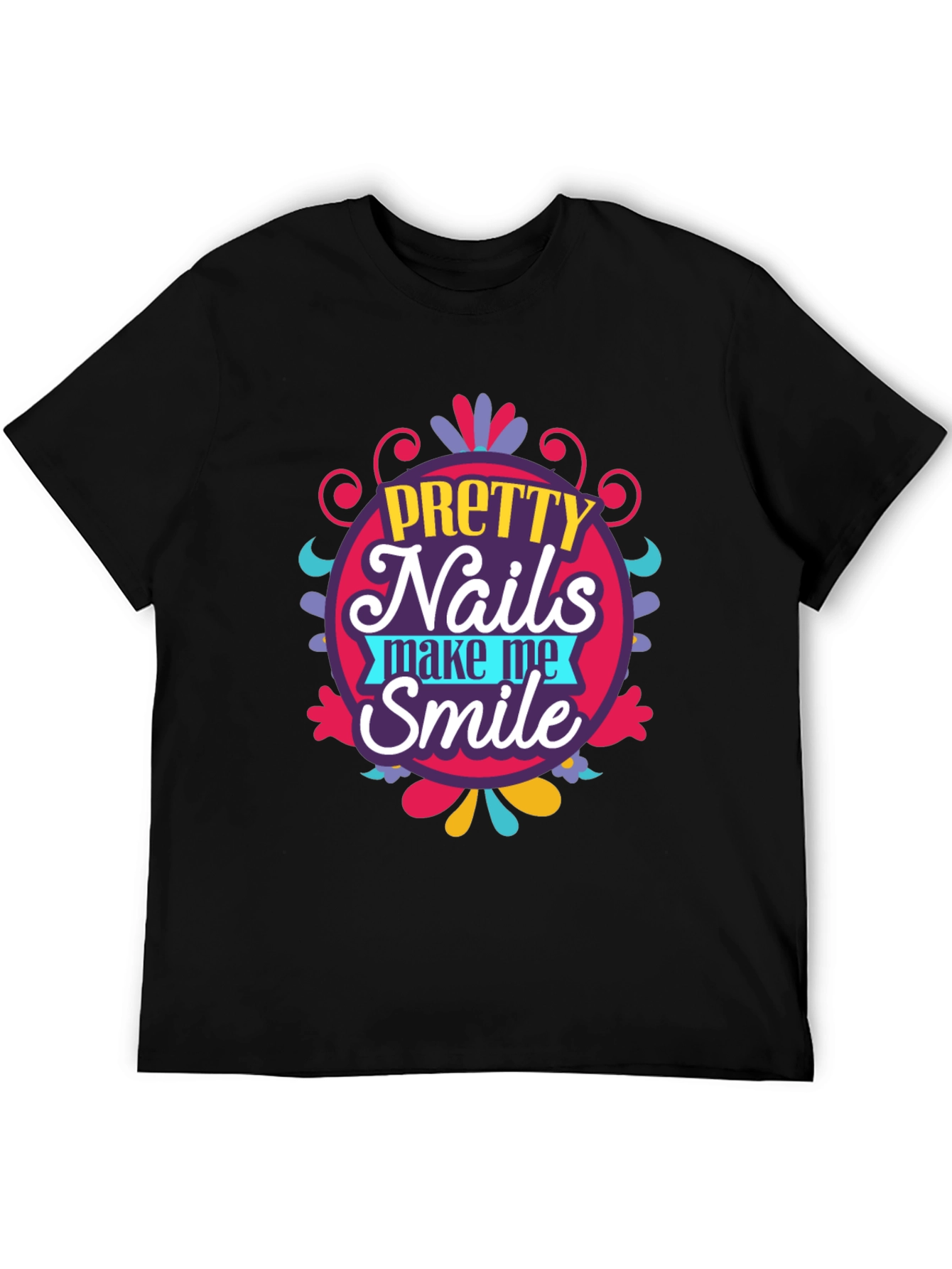 Pretty Nails Make Me Smile T-Shirt