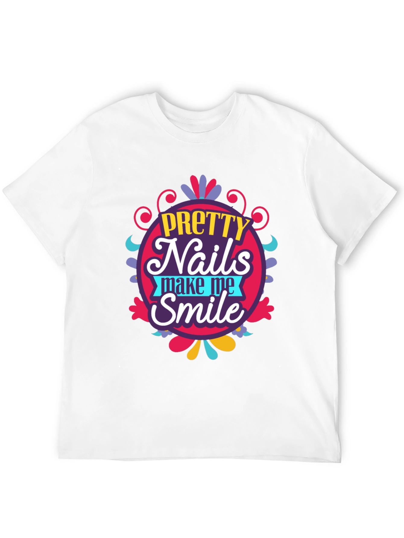 Pretty Nails Make Me Smile T-Shirt