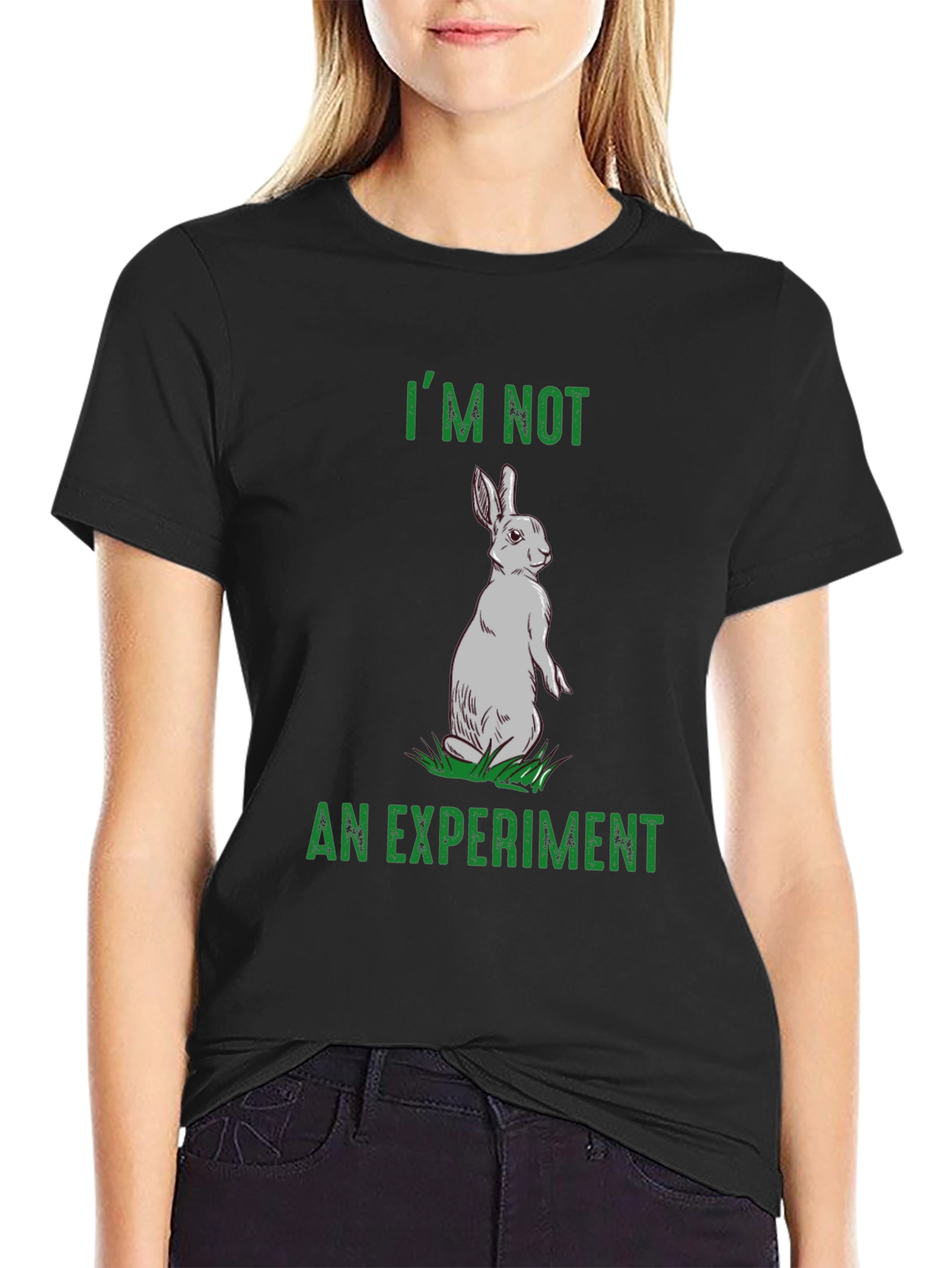 Rabbit Rights T-Shirt - Im Not An Experiment