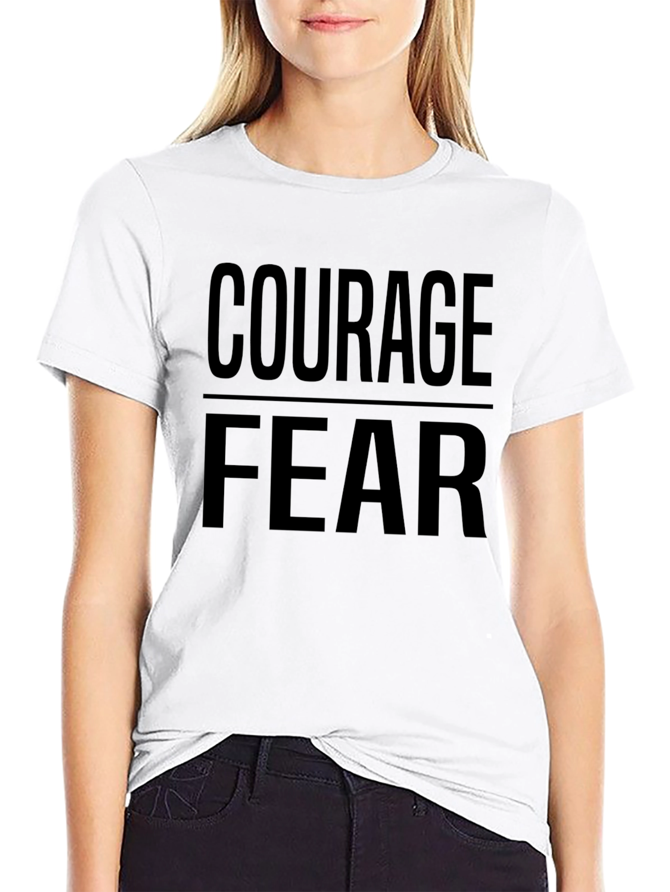 Courage Over Fear Graphic T-Shirt