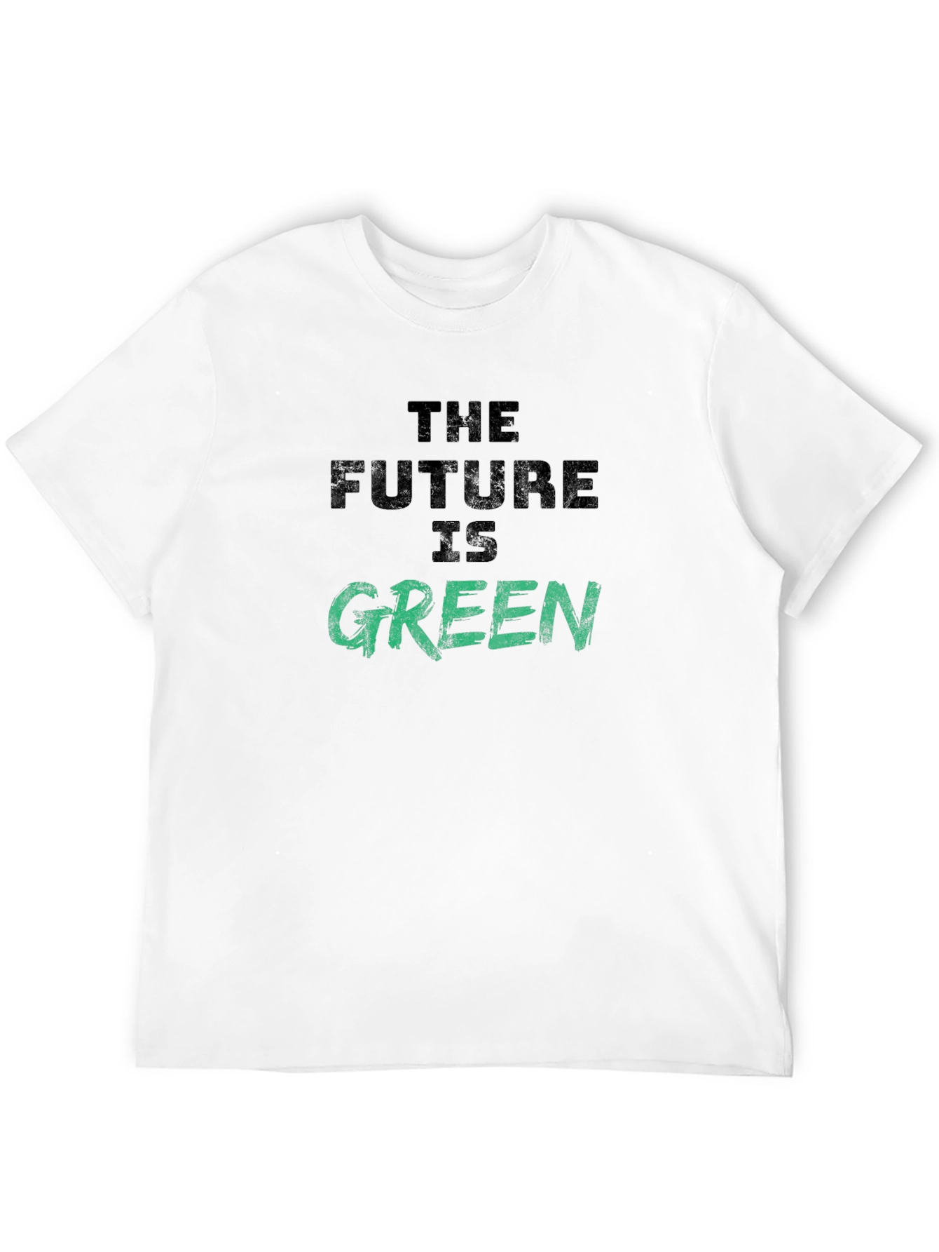 The Future is Green Graphic Tee - Eco-Friendly Slogan