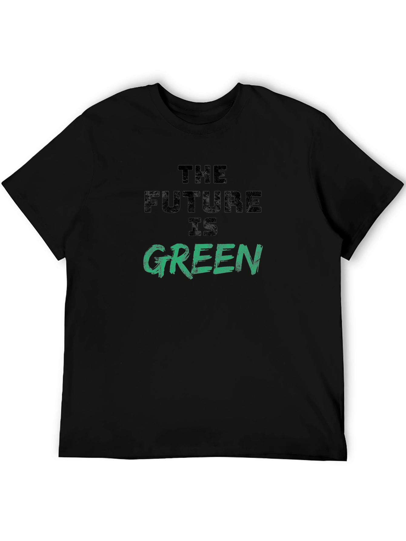 The Future is Green Graphic Tee - Eco-Friendly Slogan