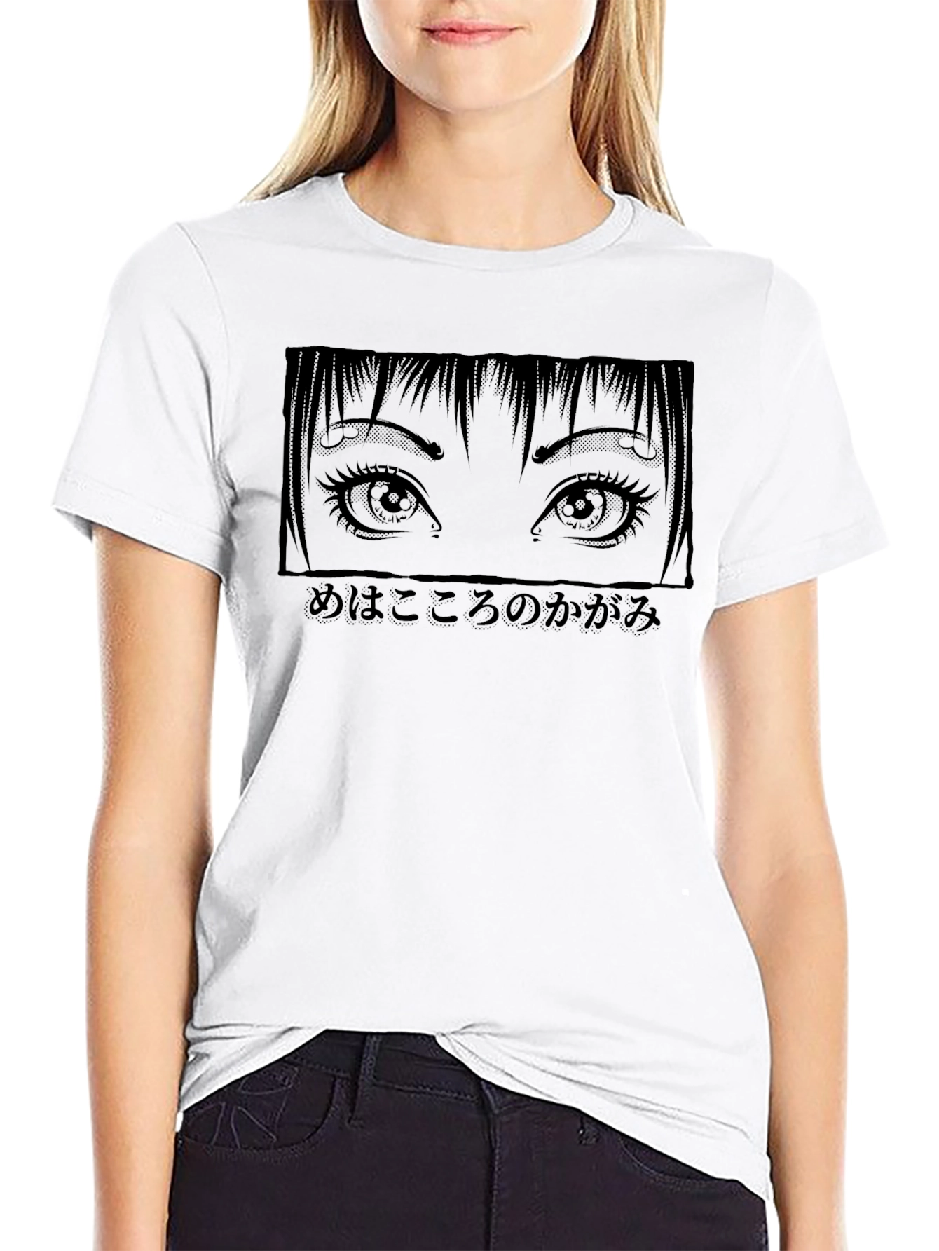 Anime Eyes T-Shirt - Mens Graphic Tee