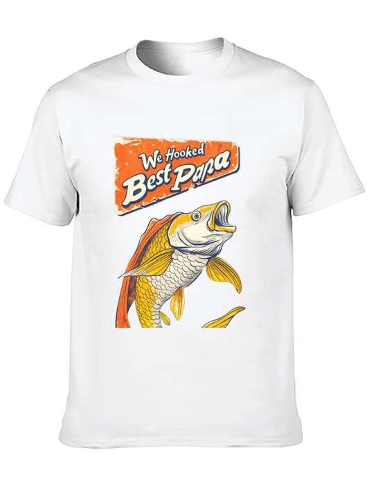 Best Papa Ever Fishing T-Shirt