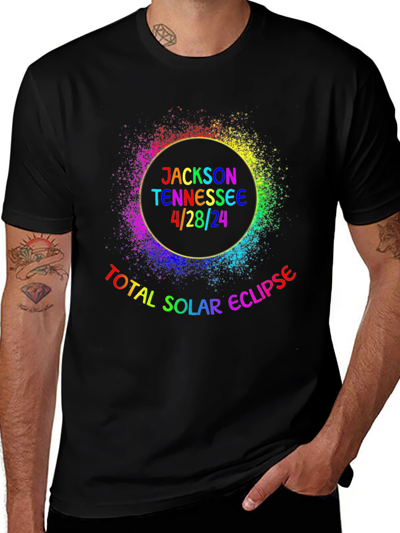 Jackson Tennessee Total Solar Eclipse April 28 2024 T-Shirt