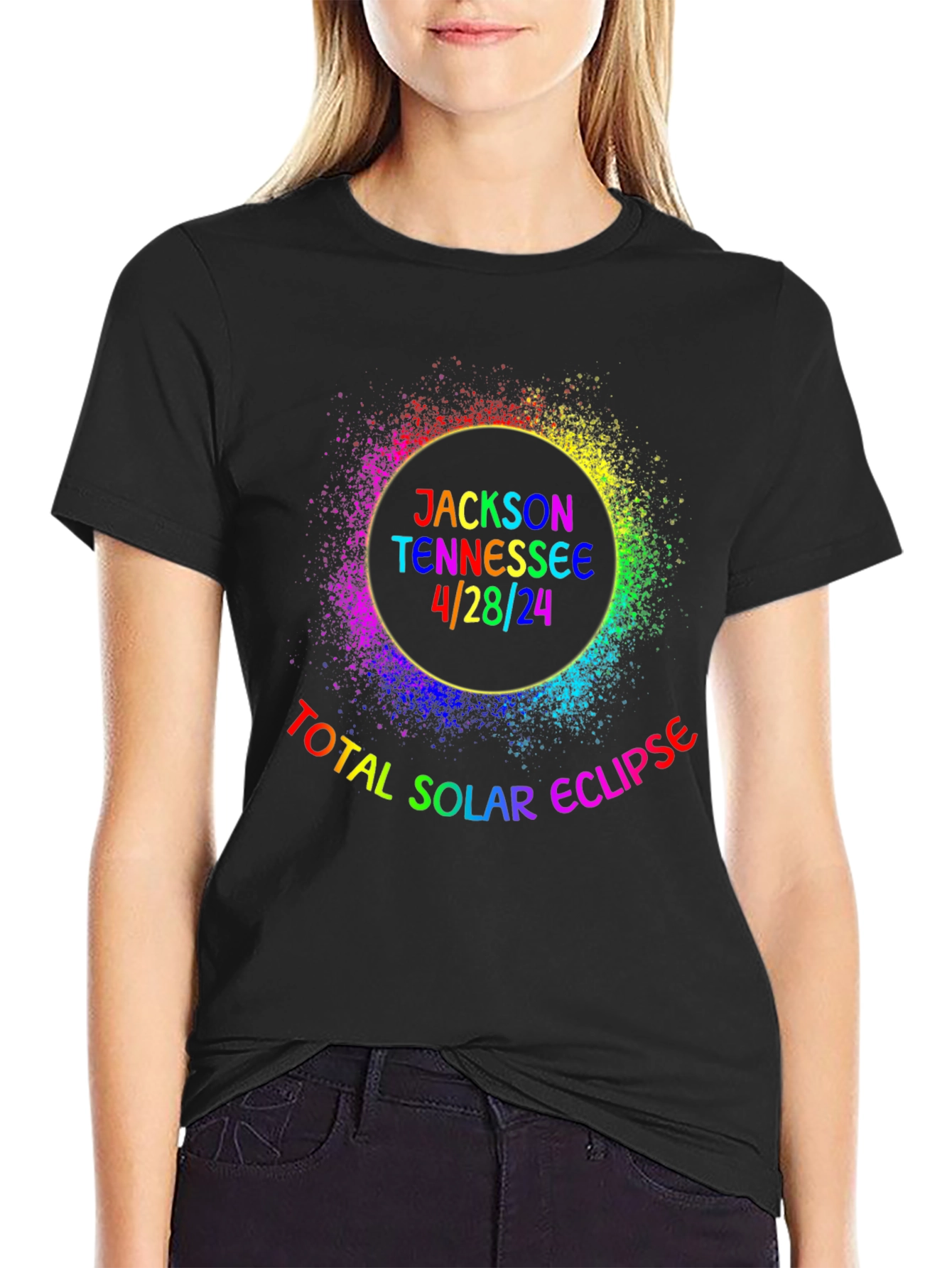 Jackson Tennessee Total Solar Eclipse April 28 2024 T-Shirt