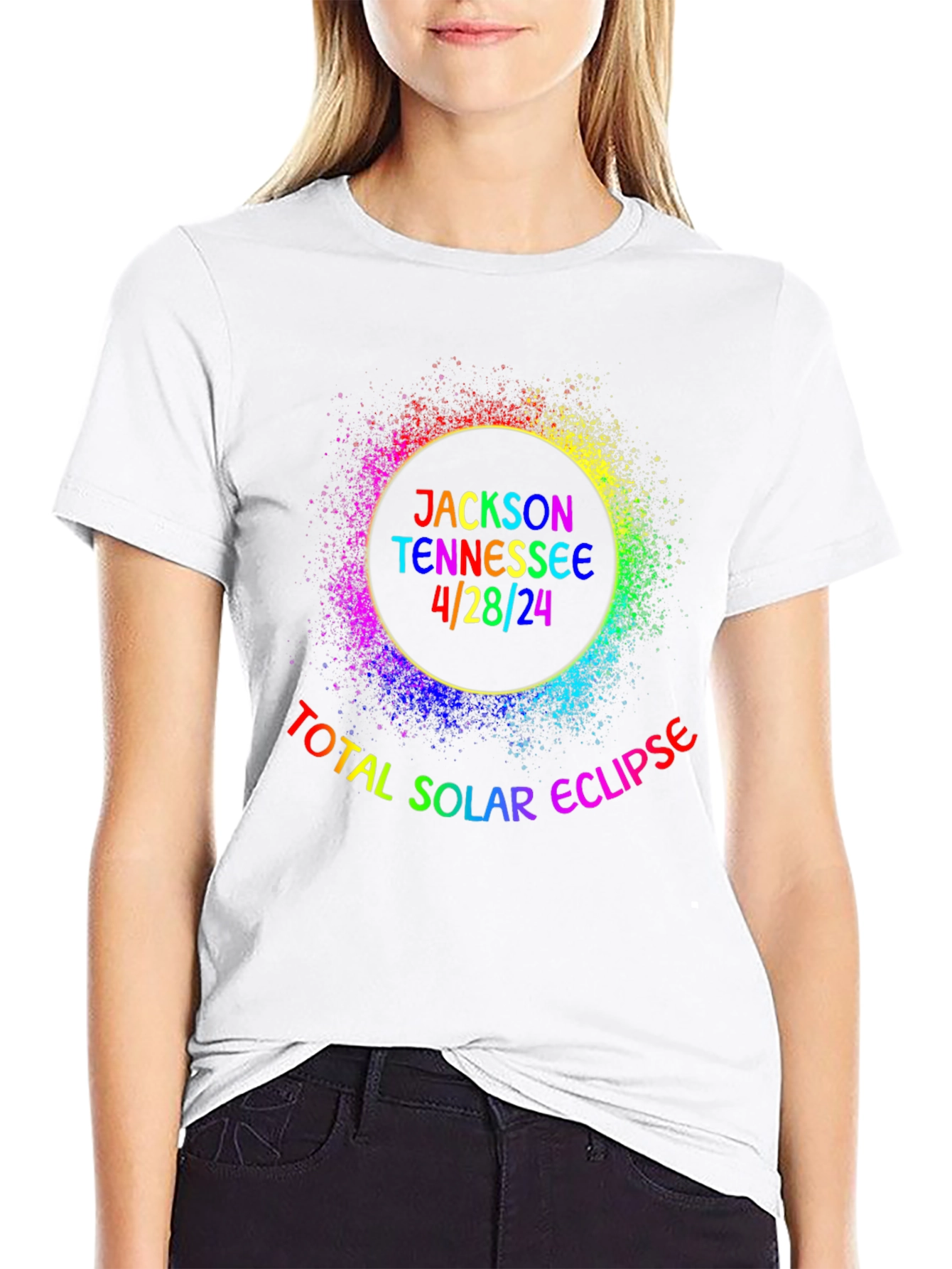 Jackson Tennessee Total Solar Eclipse April 28 2024 T-Shirt