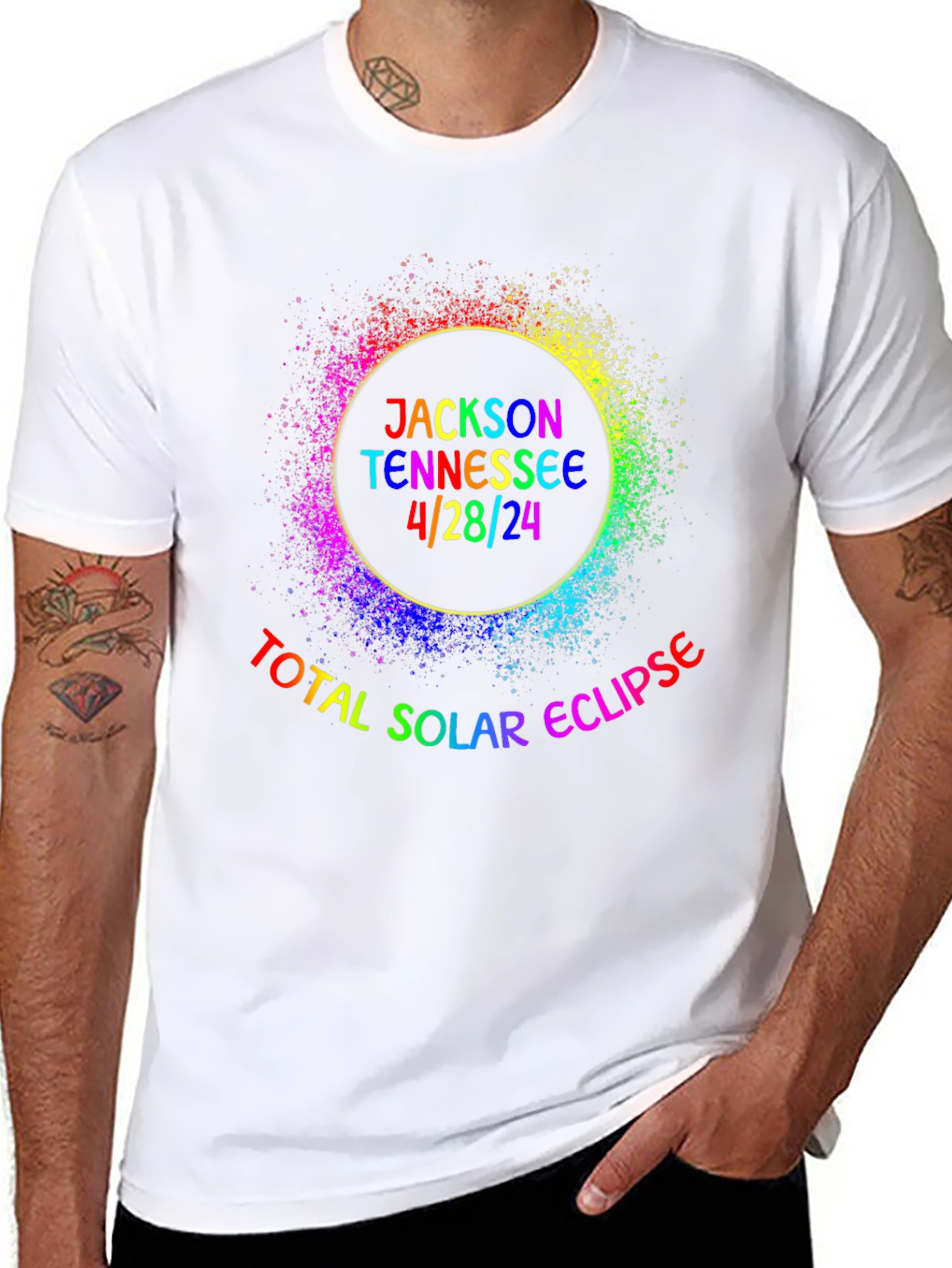 Jackson Tennessee Total Solar Eclipse April 28 2024 T-Shirt