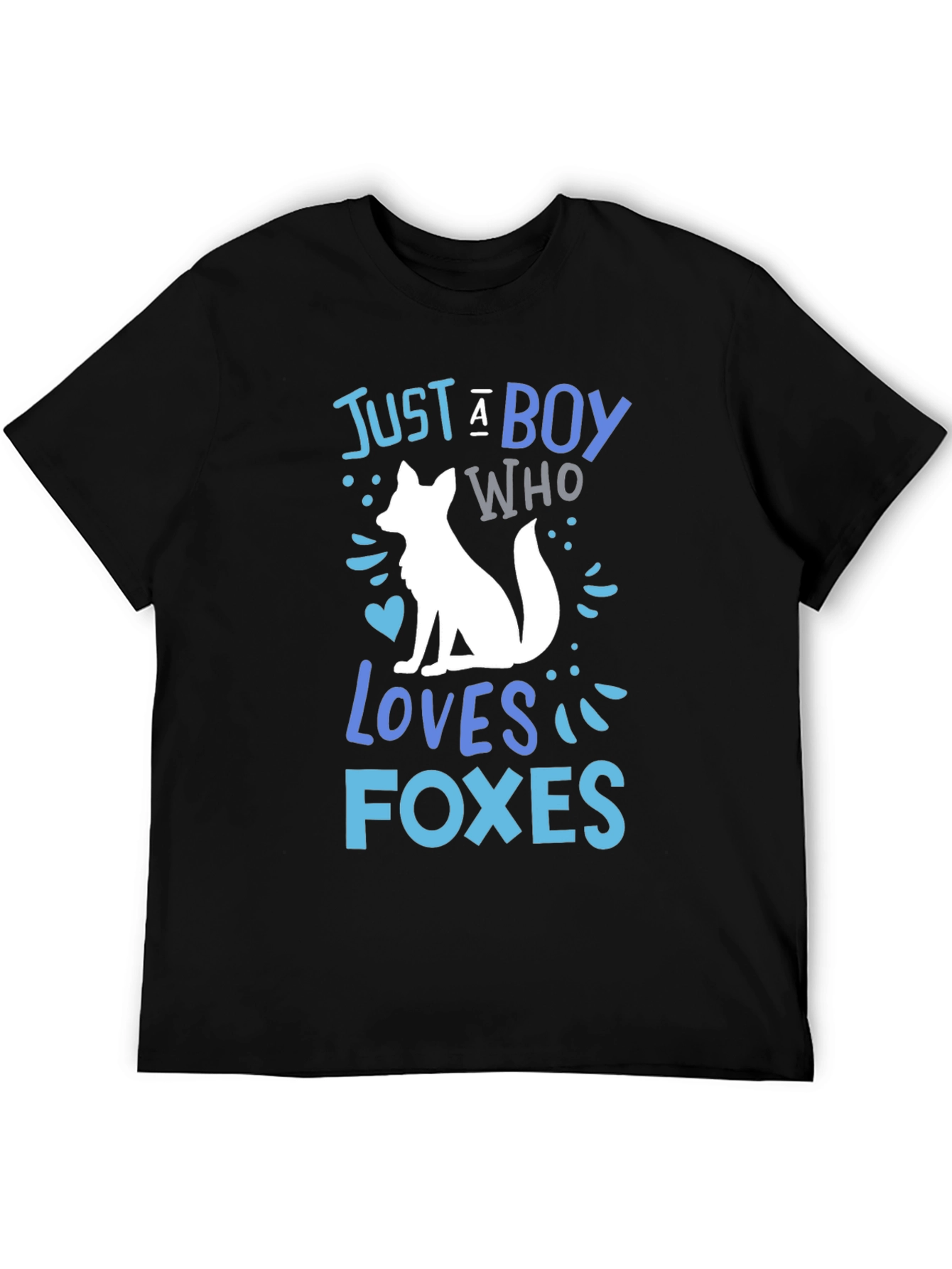 Boy Loves Foxes T-Shirt - Cute Animal Lover Tee
