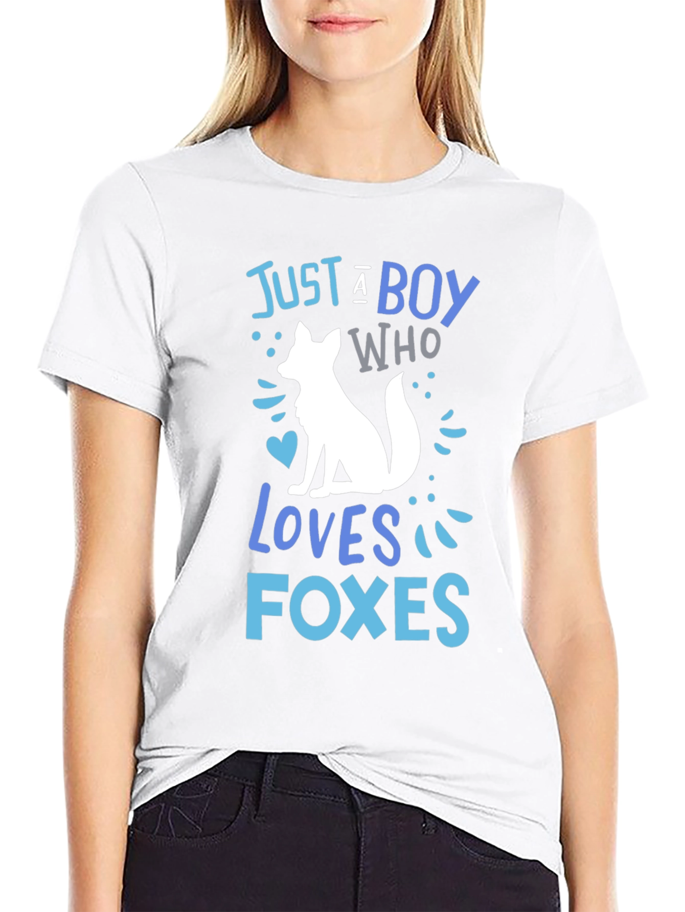 Boy Loves Foxes T-Shirt - Cute Animal Lover Tee