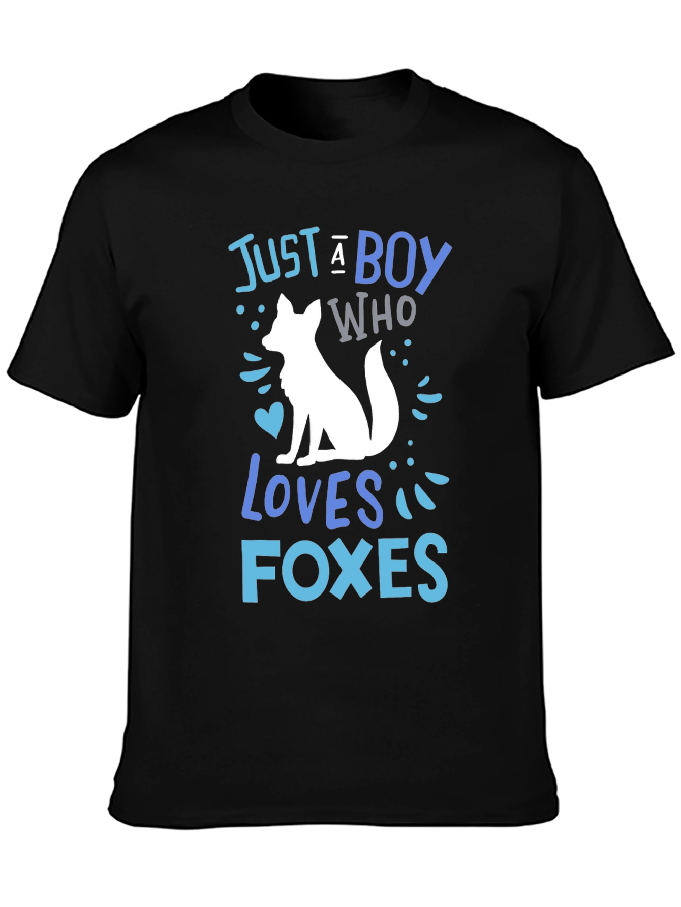 Boy Loves Foxes T-Shirt - Cute Animal Lover Tee