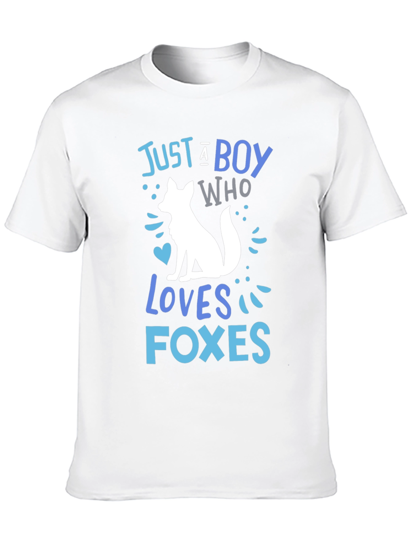 Boy Loves Foxes T-Shirt - Cute Animal Lover Tee
