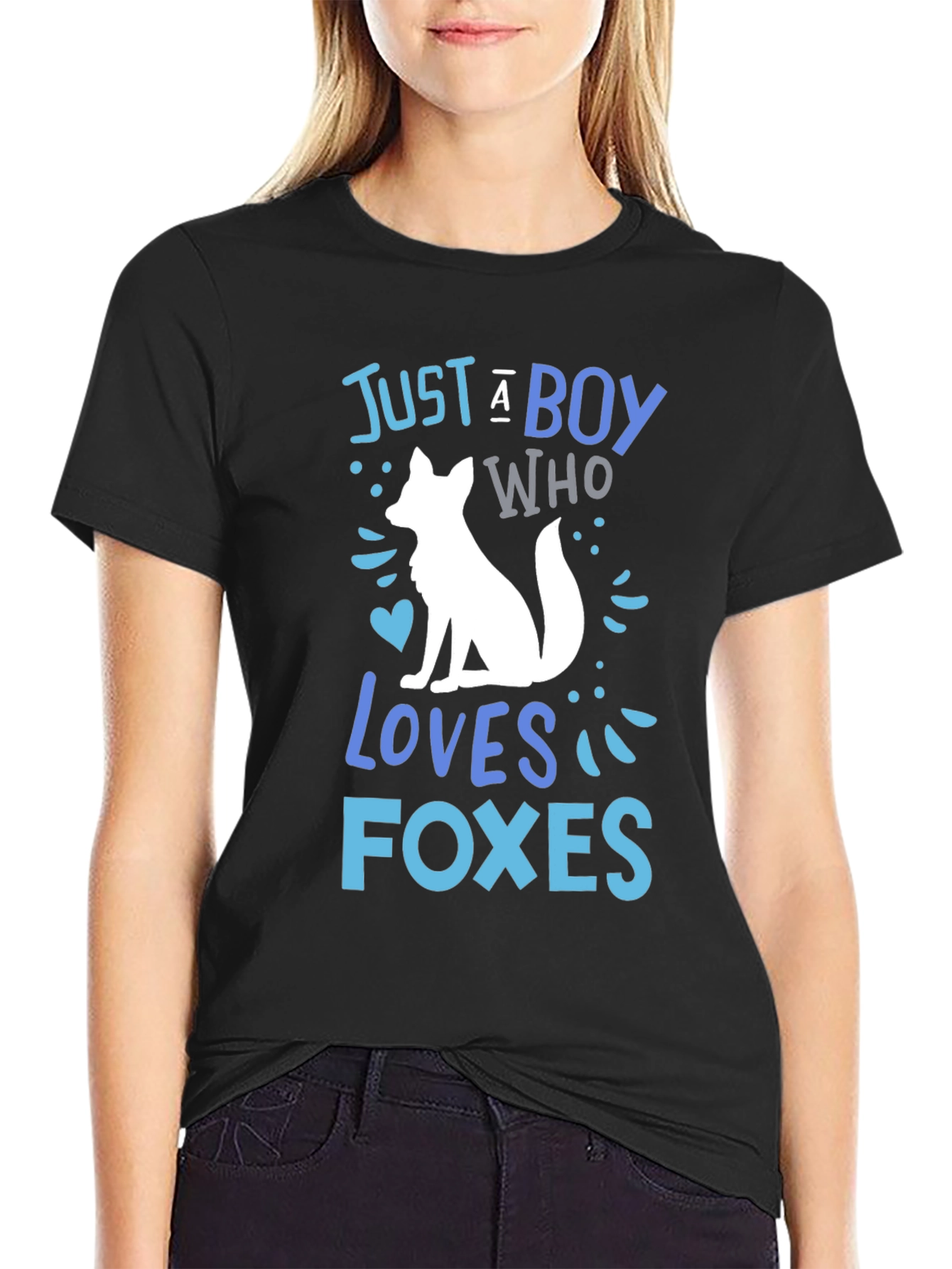 Boy Loves Foxes T-Shirt - Cute Animal Lover Tee