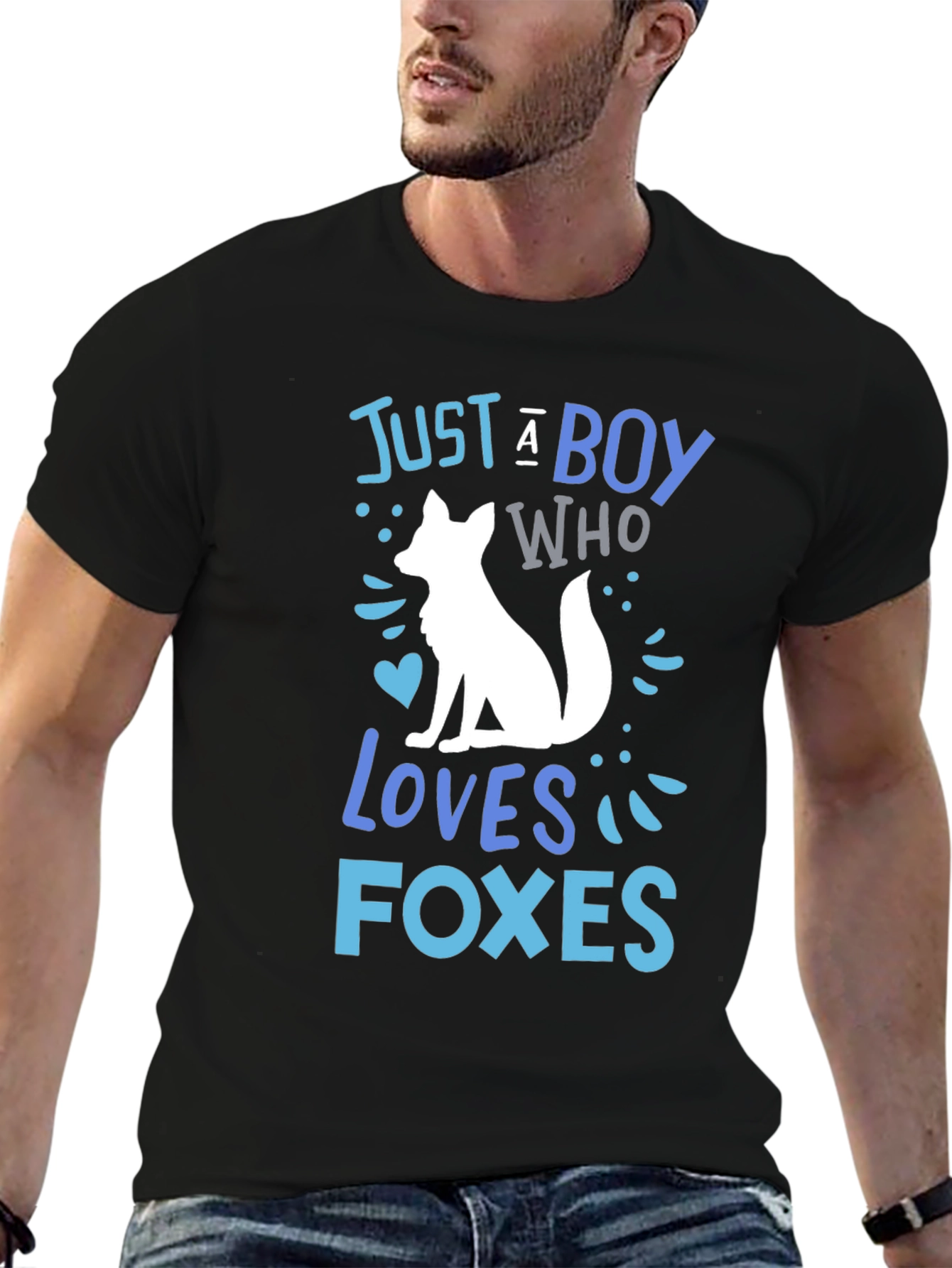Boy Loves Foxes T-Shirt - Cute Animal Lover Tee