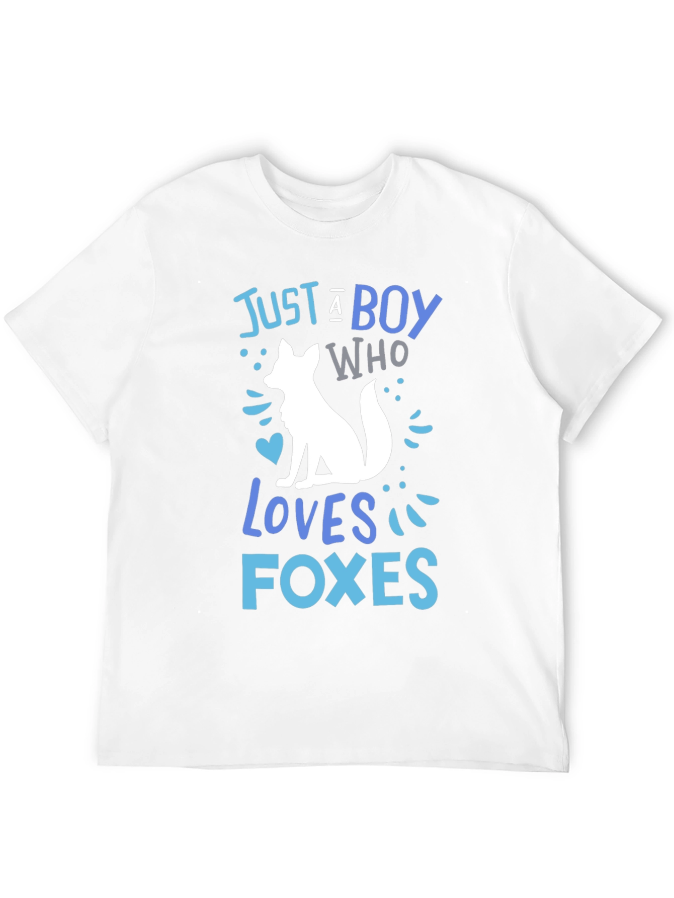 Boy Loves Foxes T-Shirt - Cute Animal Lover Tee