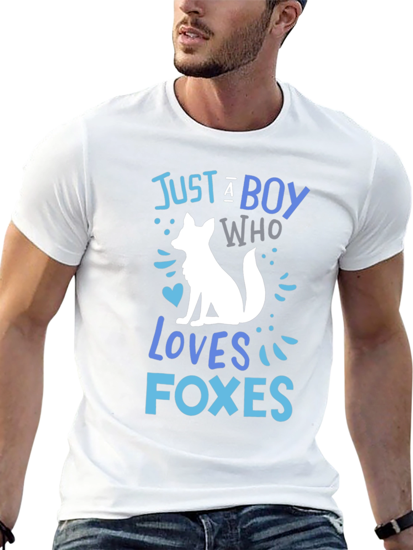 Boy Loves Foxes T-Shirt - Cute Animal Lover Tee