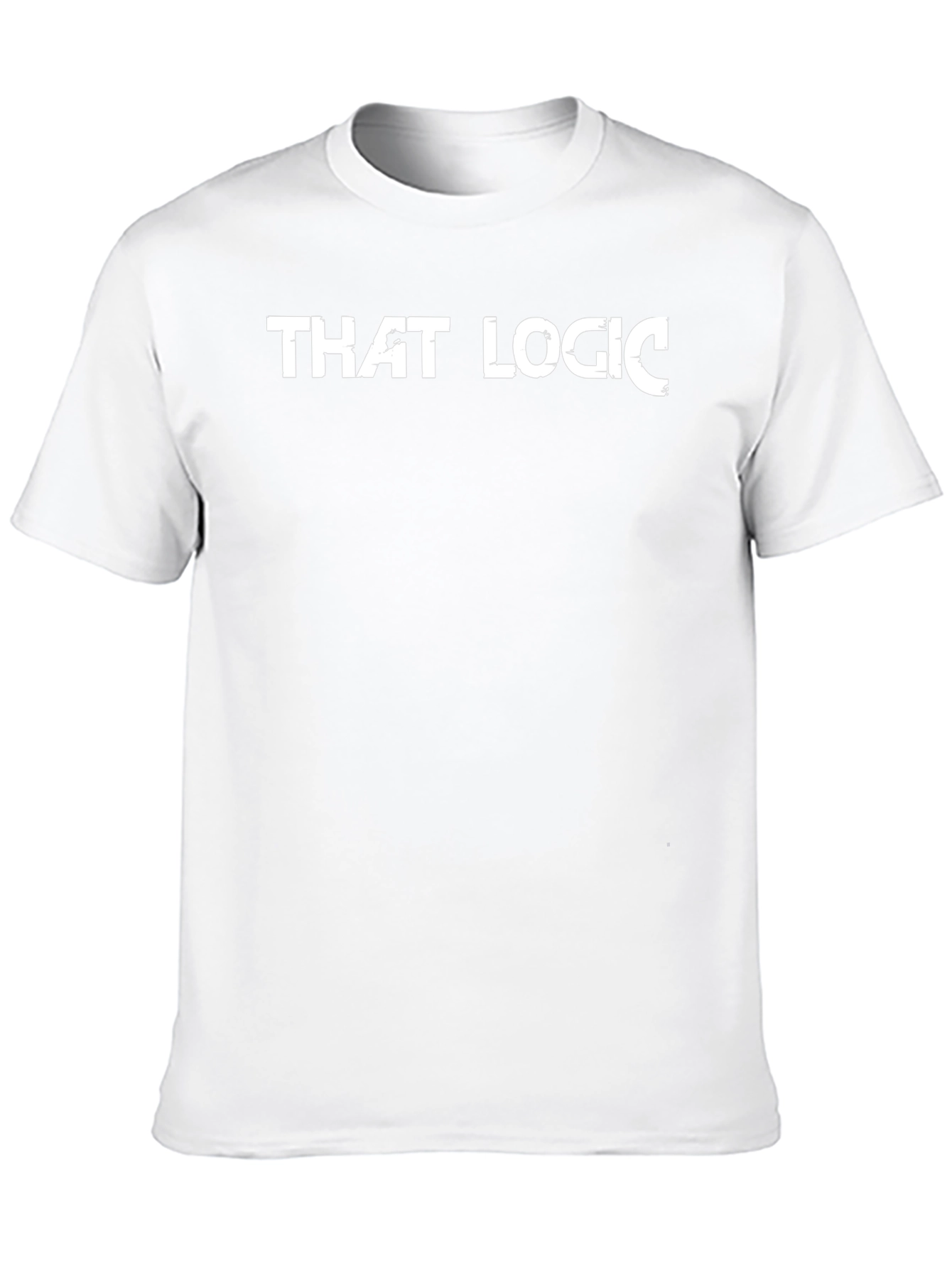 That Logic Graphic Tee - Black Cotton Casual Shirt