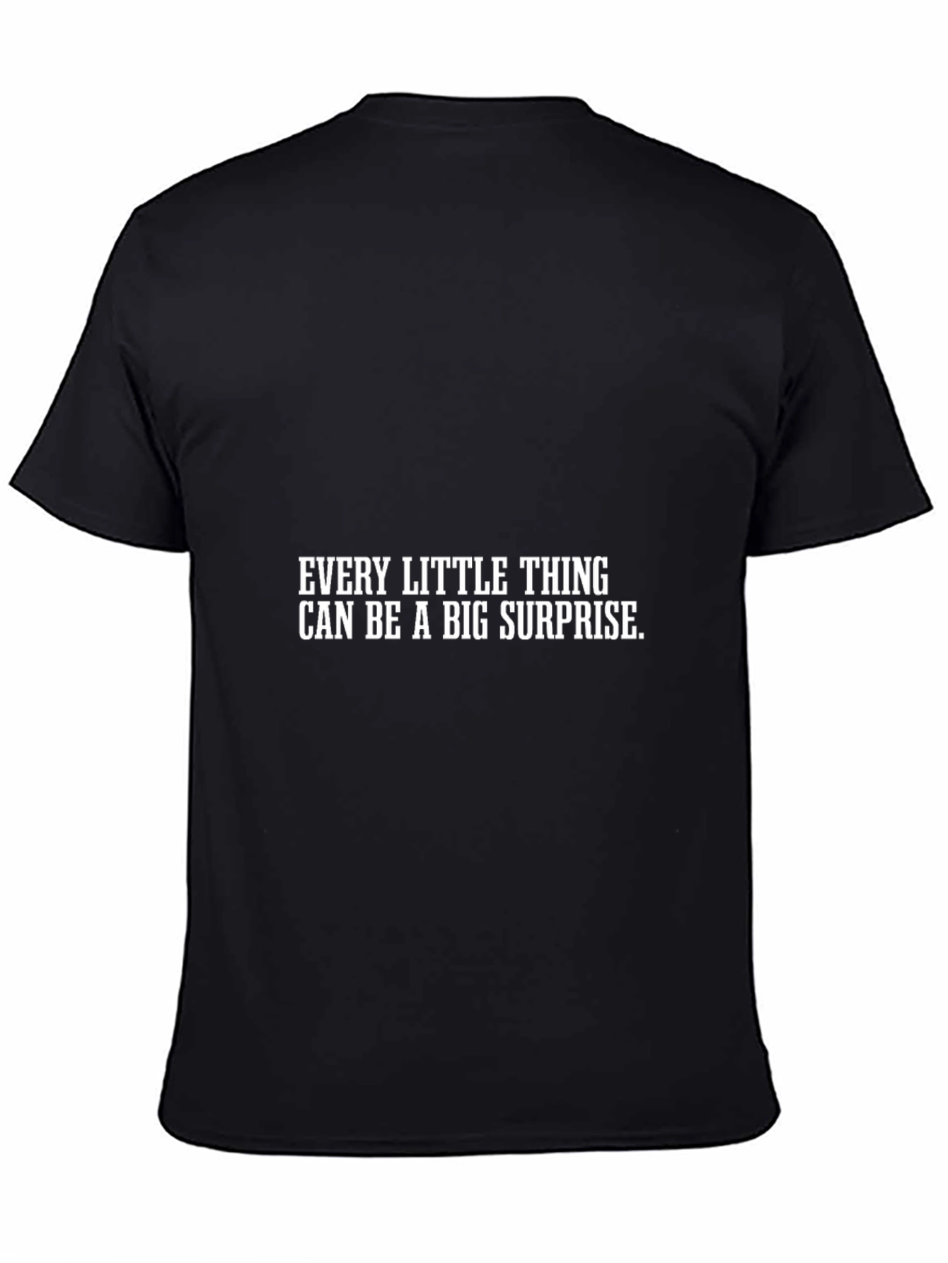 Surprise Graphic Tee - Mens Black T-Shirt