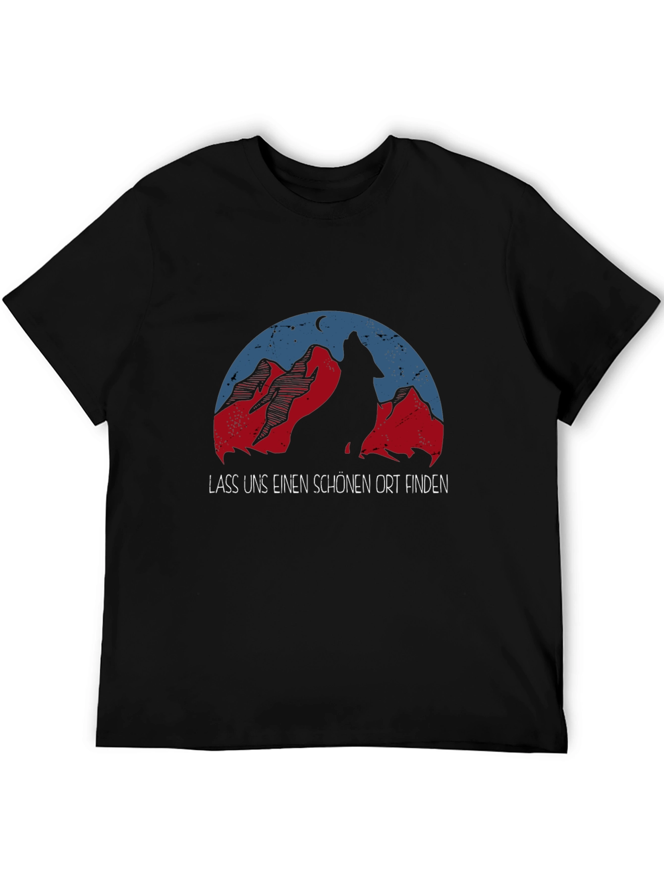 Wolf Mountain Graphic T-Shirt - Adventure Awaits