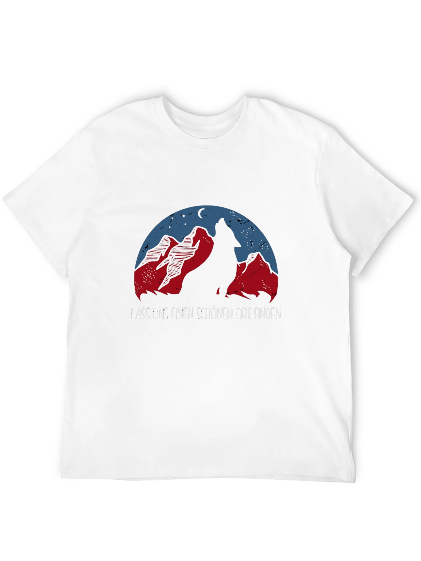 Wolf Mountain Graphic T-Shirt - Adventure Awaits