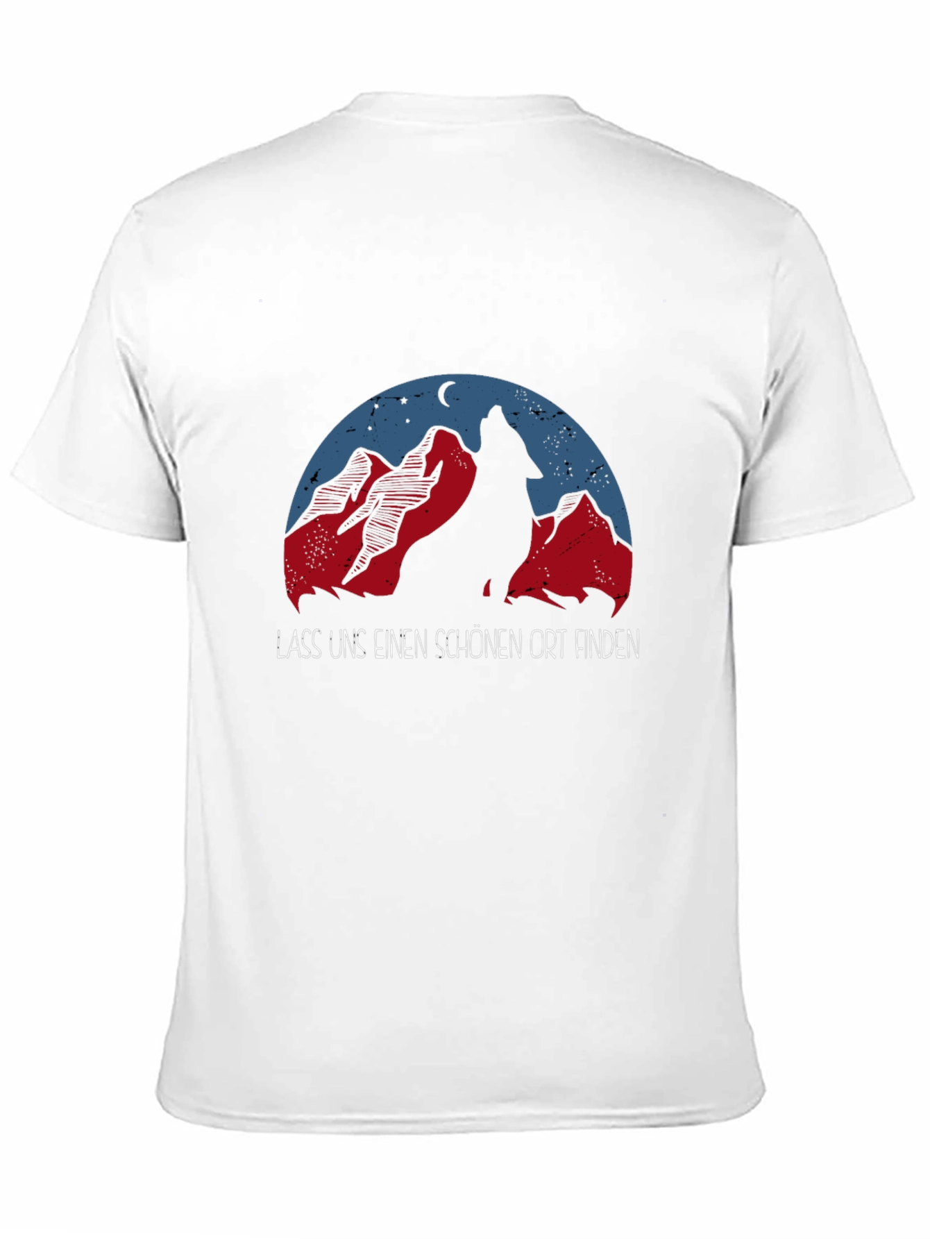 Wolf Mountain Graphic T-Shirt - Adventure Awaits